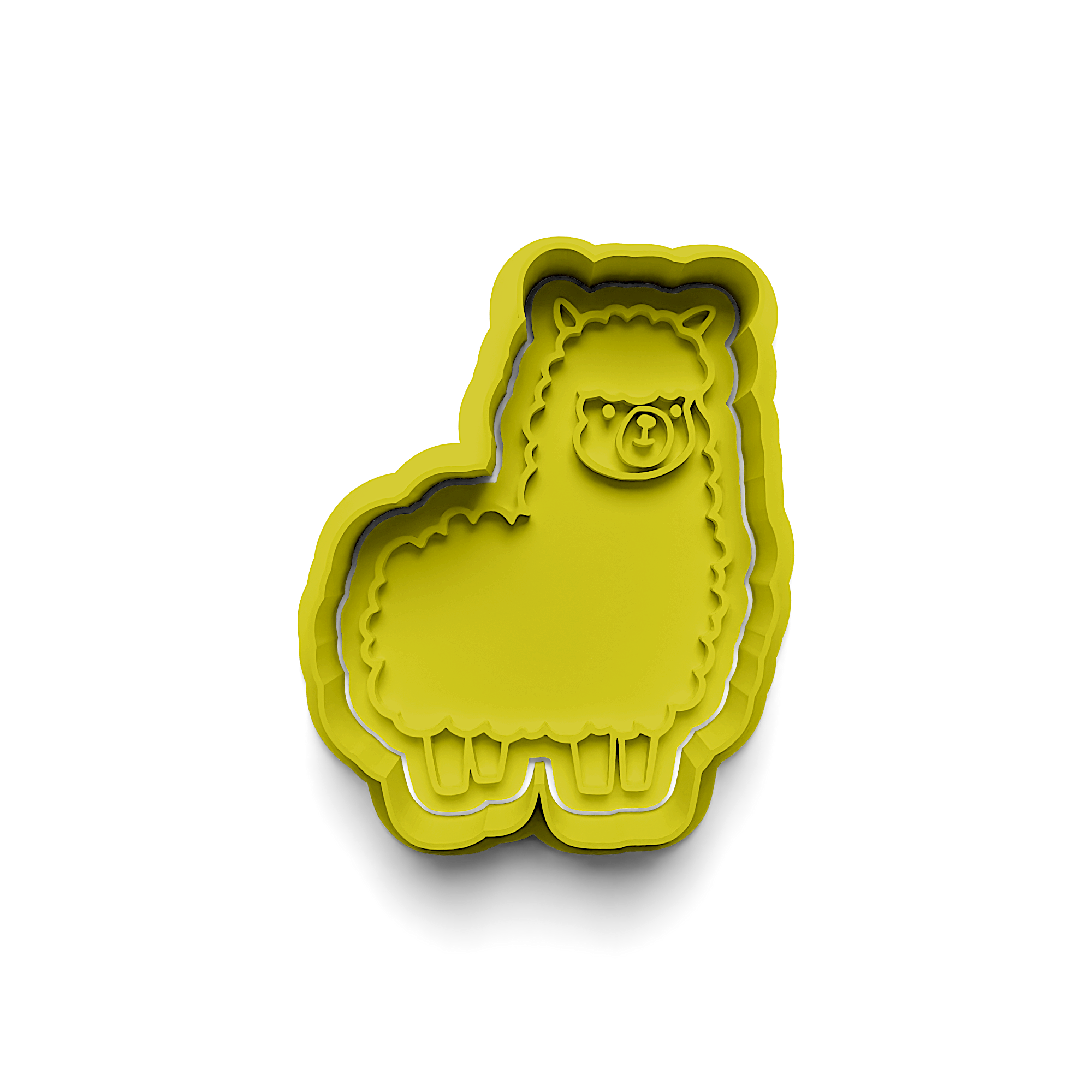 Llama Cookie Cutter Stamp and Cutter Set (0583_1)