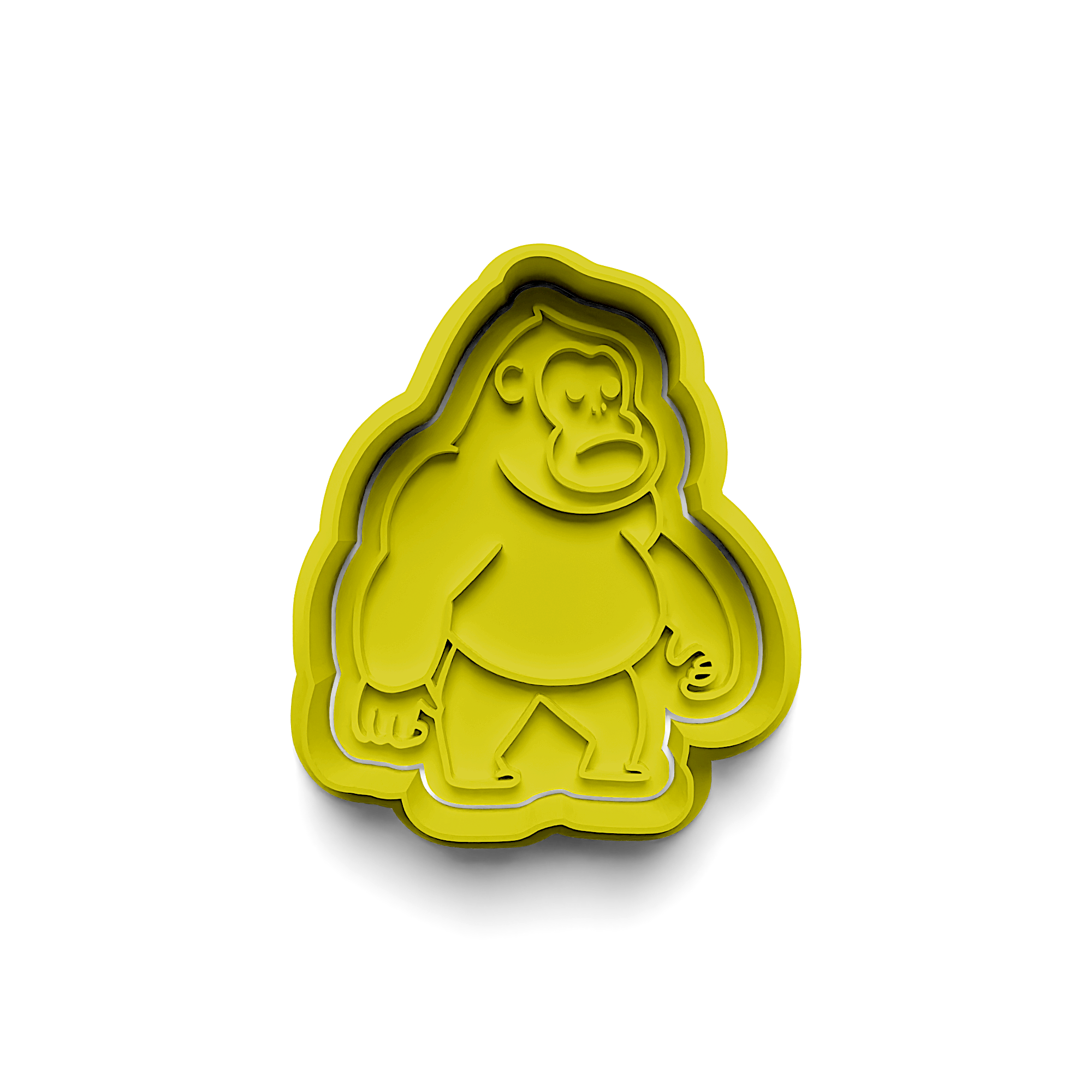 Monkey Cookie Cutter Stamp and Cutter Set (0583_24)