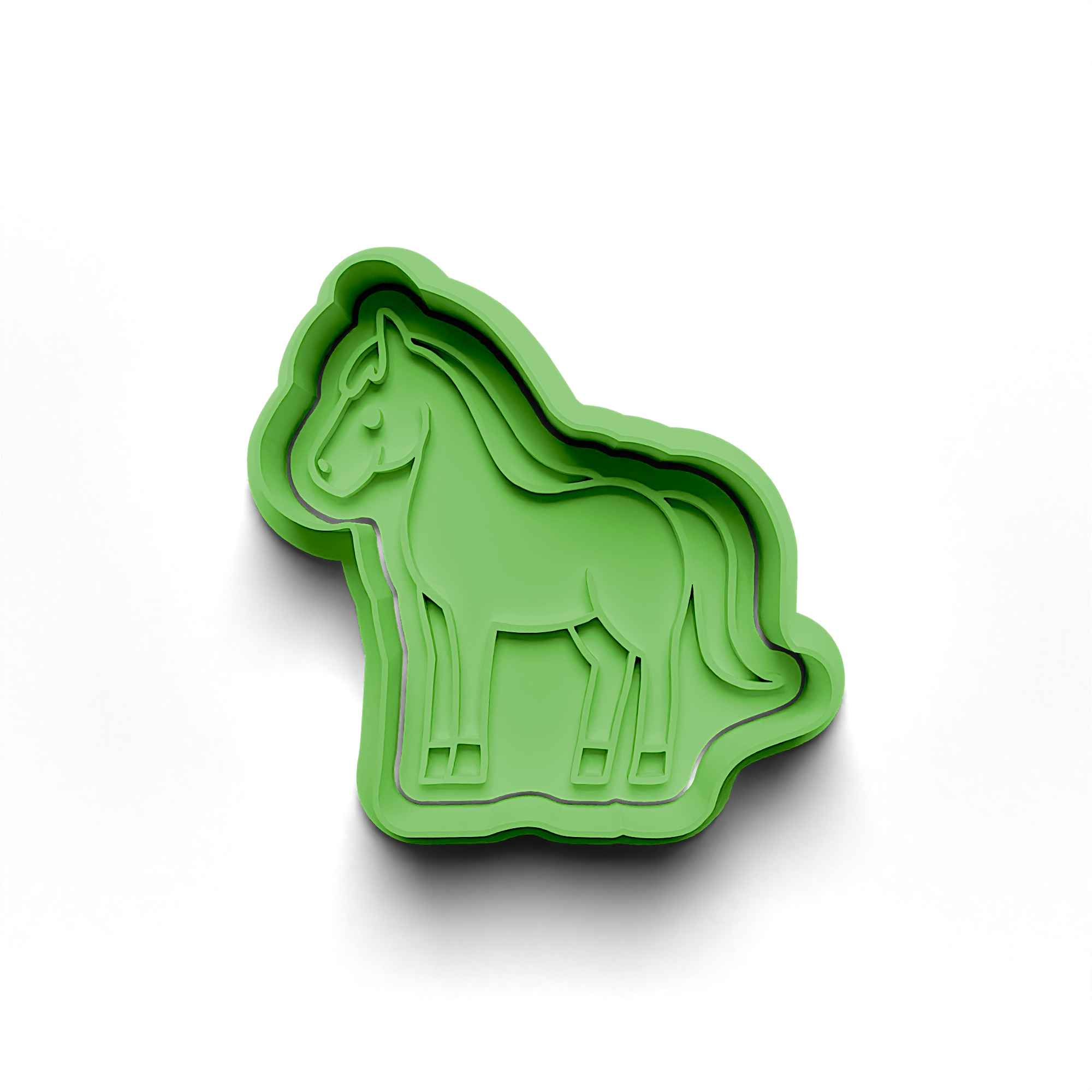 Horse Cookie Cutter Stamp and Cutter Set (0583_30)