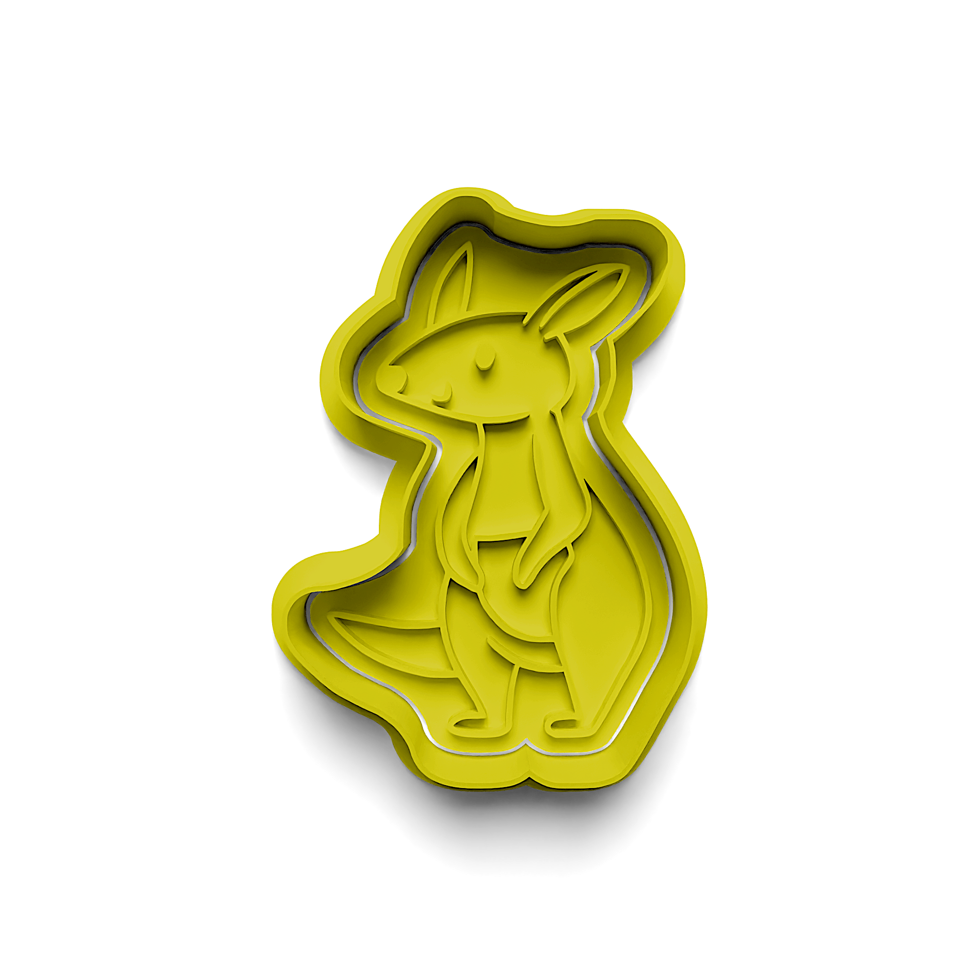 Kangaroo Cookie Cutter Stamp and Cutter Set (0583_32)