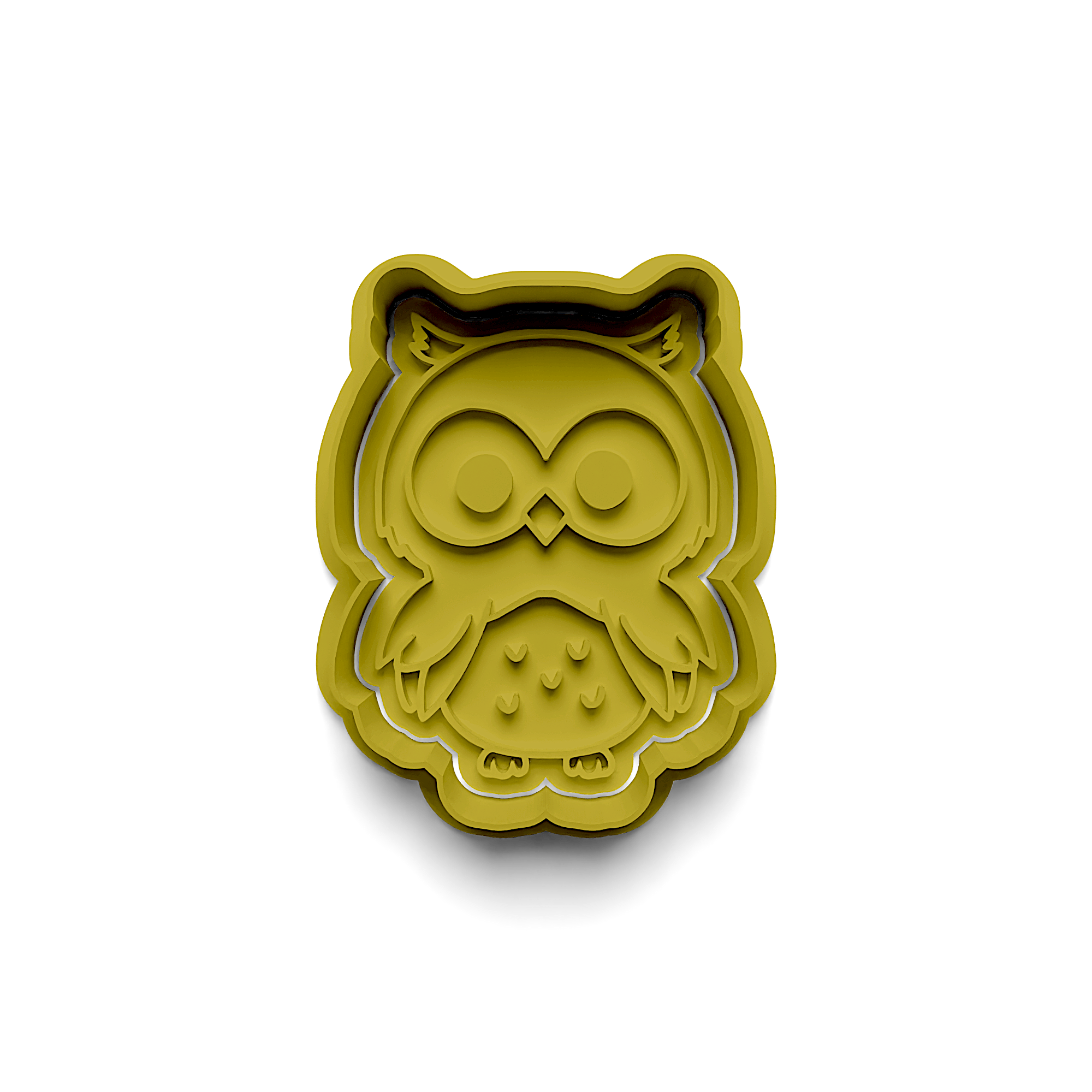 Owl Cookie Cutter Stamp and Cutter Set (0583_46)