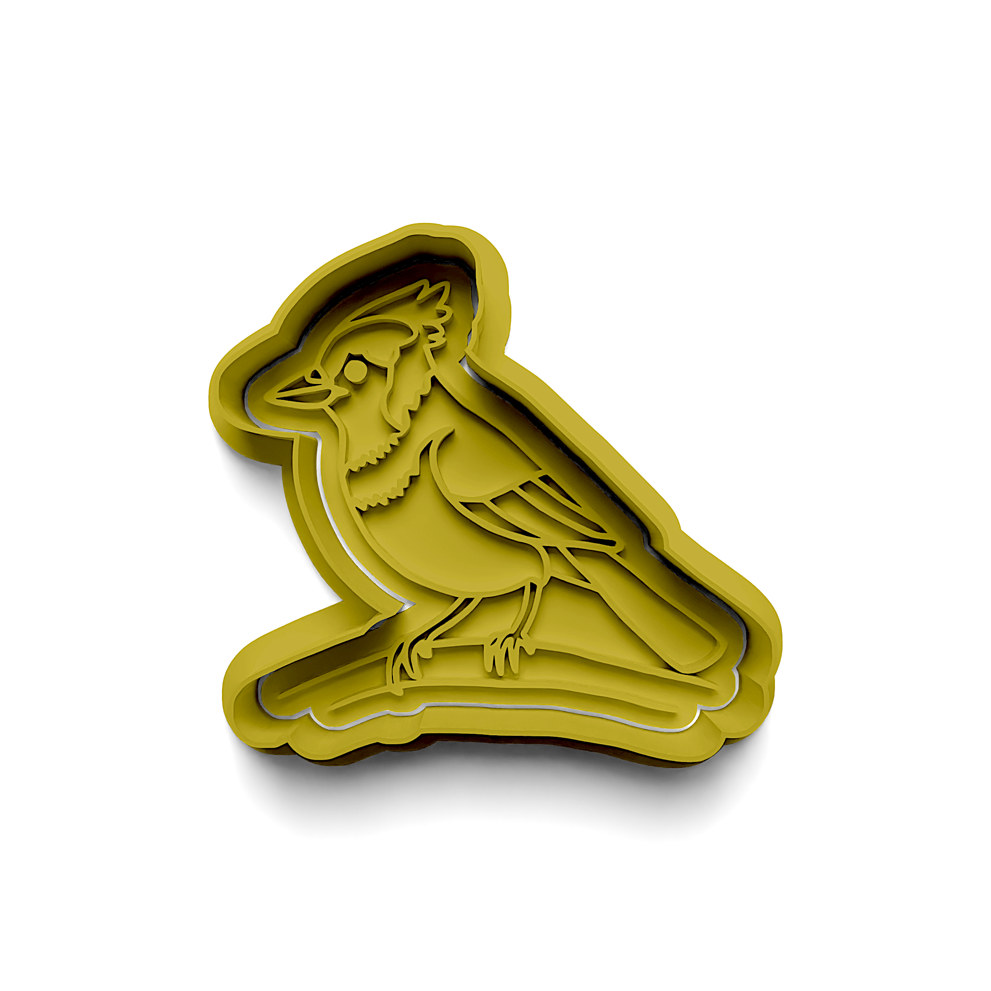 Sparrow Cookie Cutter Stamp and Cut Set (0583_4)