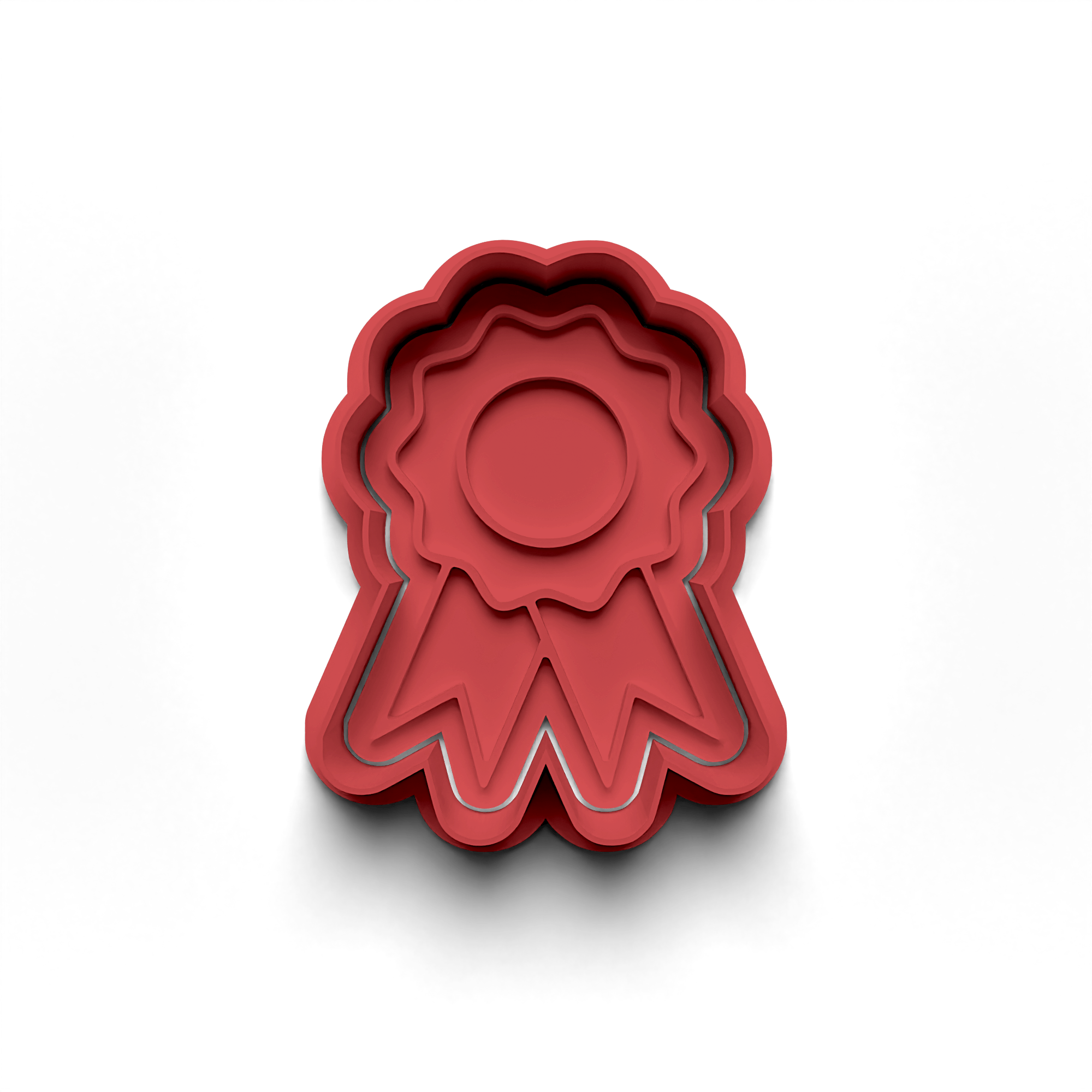 Rosette Cookie Cutter Stamp and Cutter Set (0618_3)