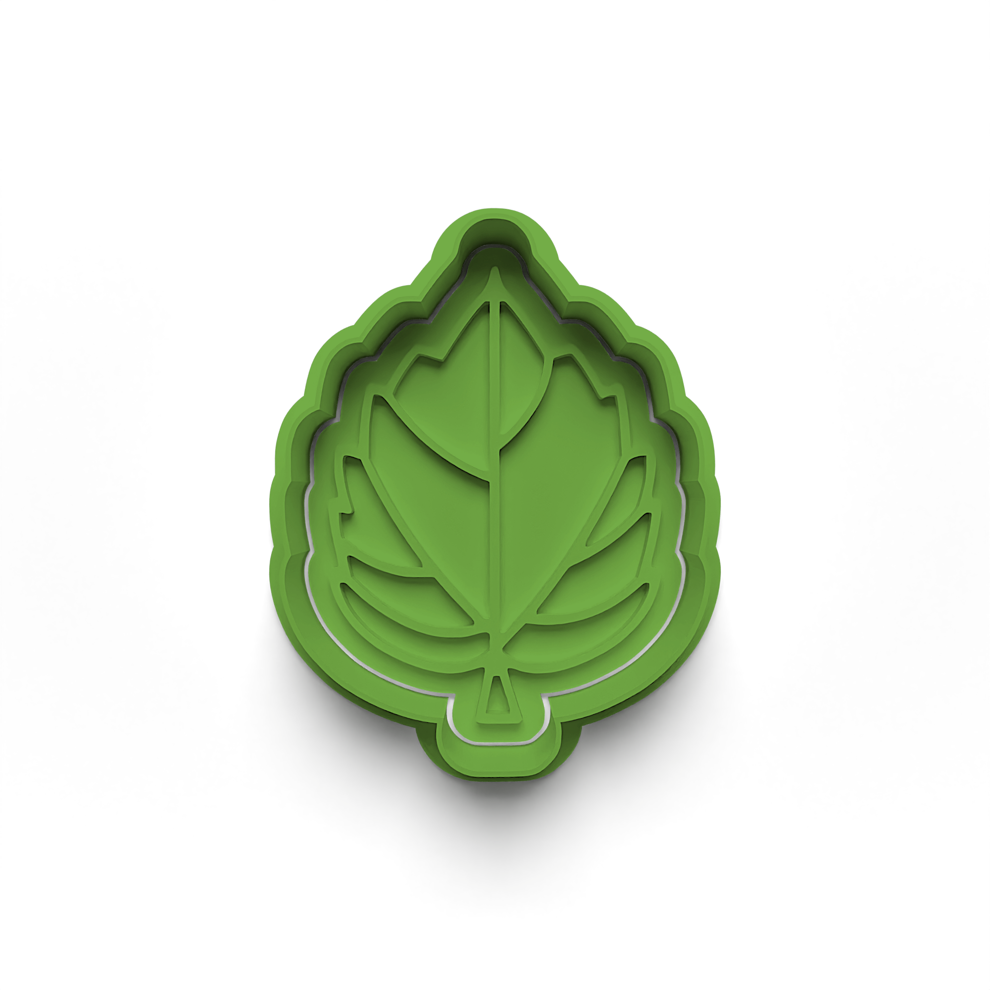 Leaf Cookie Mold Stamp and Cutter Set (0662_11)