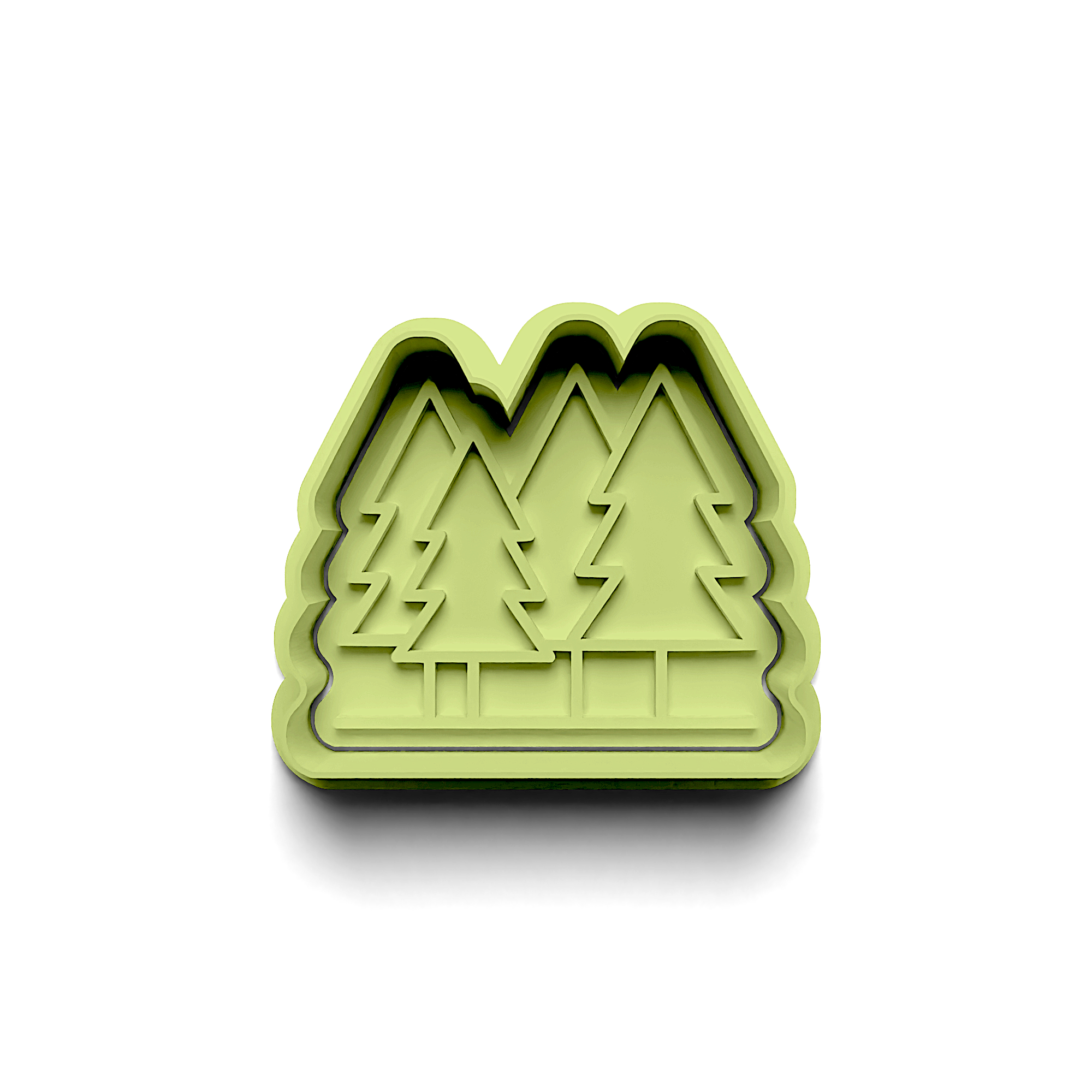 Trees Cookie Cutter Stamp and Cutter Set (0672_2)