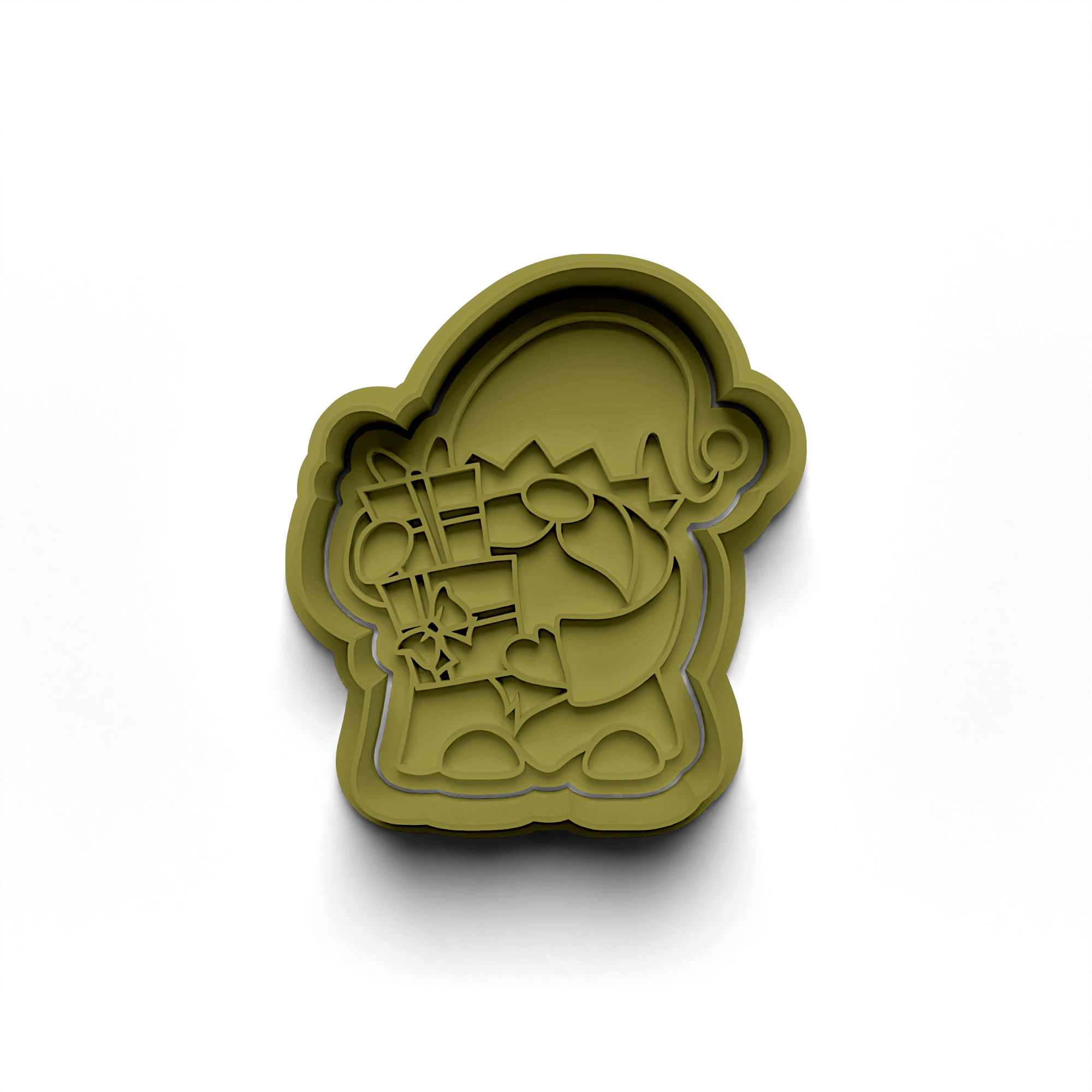 Dear Gnomes #1 Cookie Stamp and Cutter Set (0025)