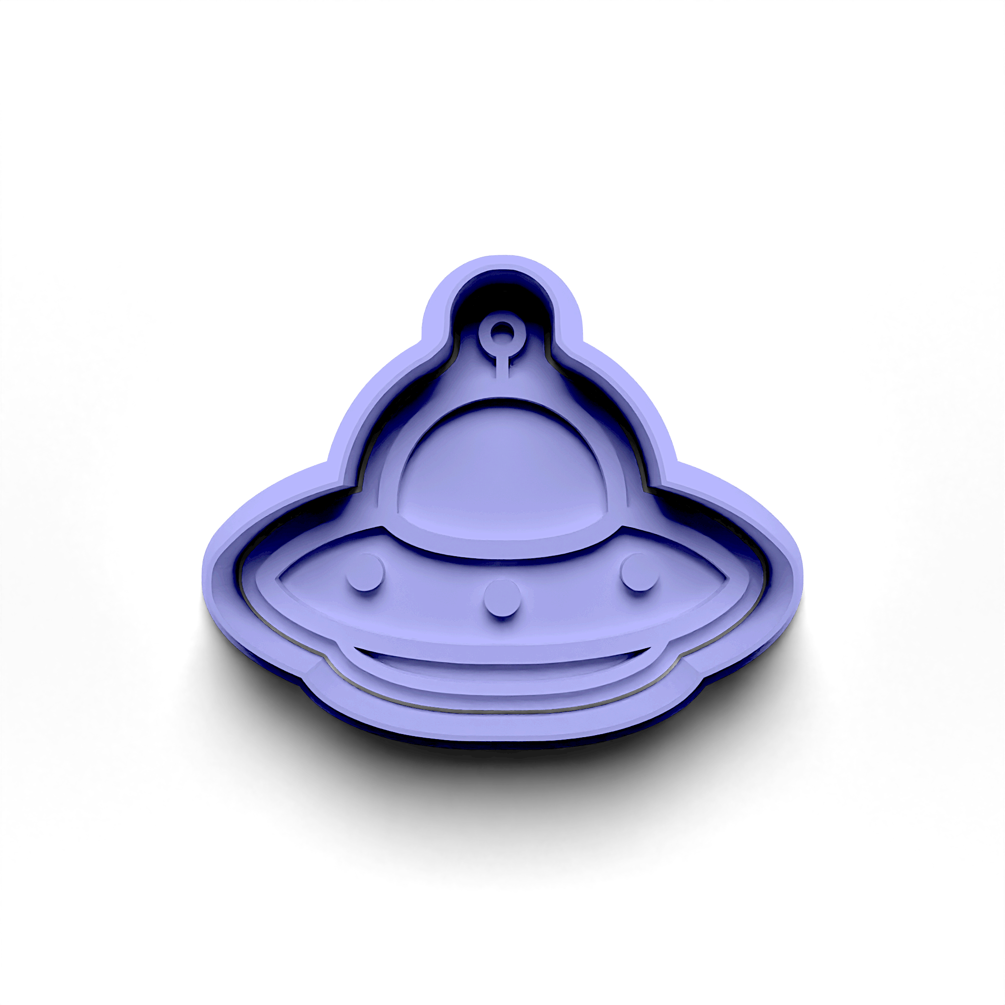 UFO Vehicle Cookie Cutter Stamp and Cutter Set (0775_1)