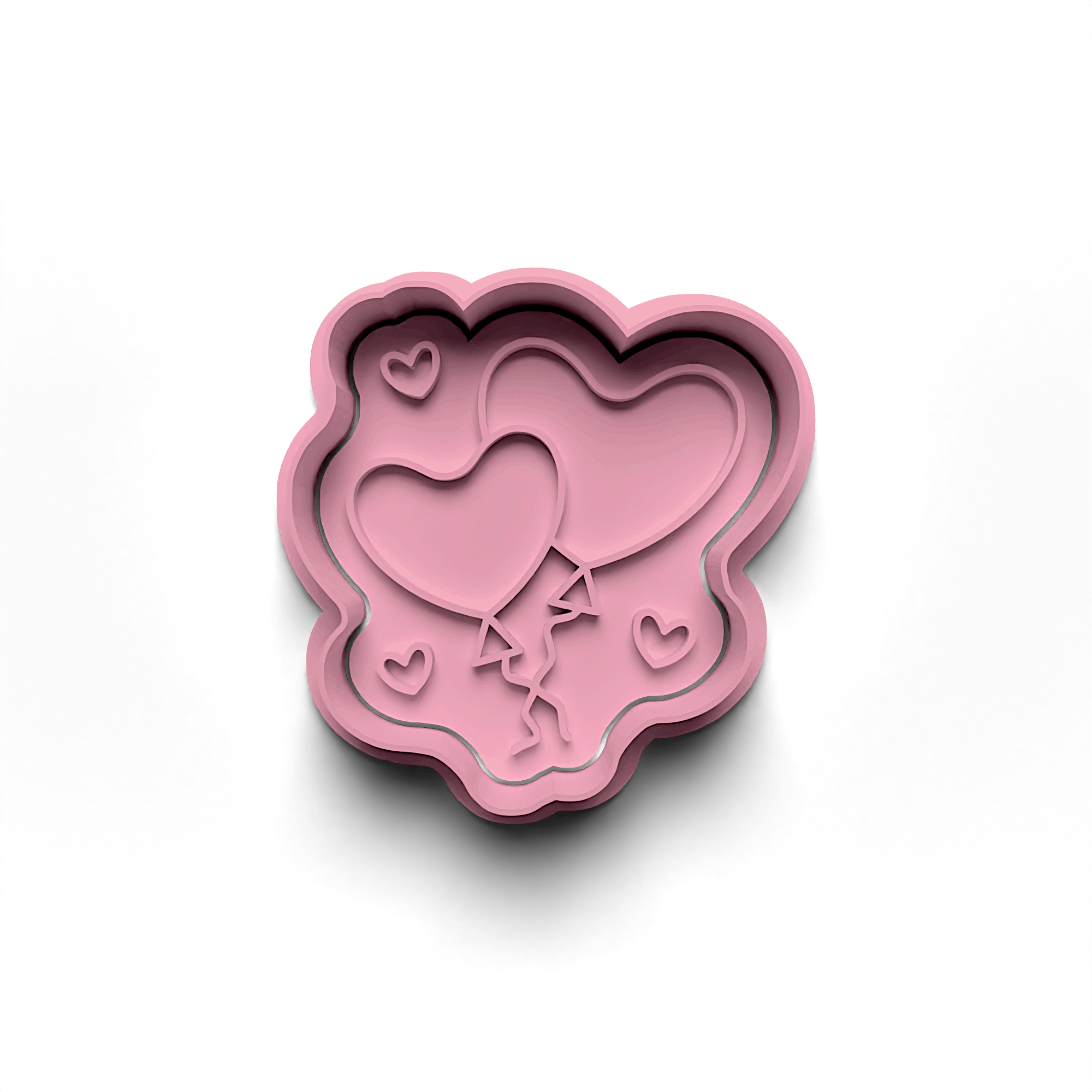 Balloons Cookie Cutter Stamp and Cutter Set (0777_1)