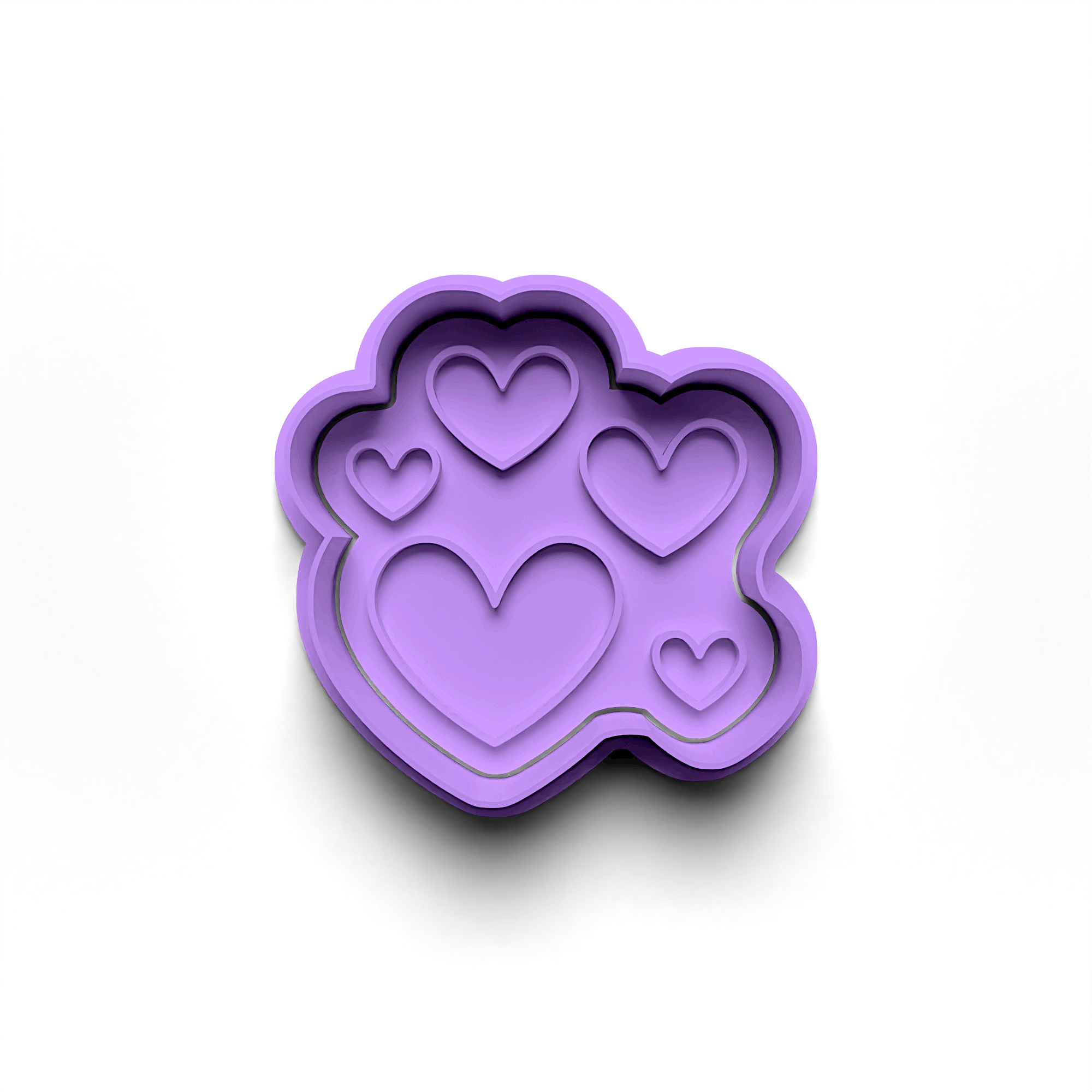 Hearts Cookie Cutters Stamp and Cutter Set (0780_3)