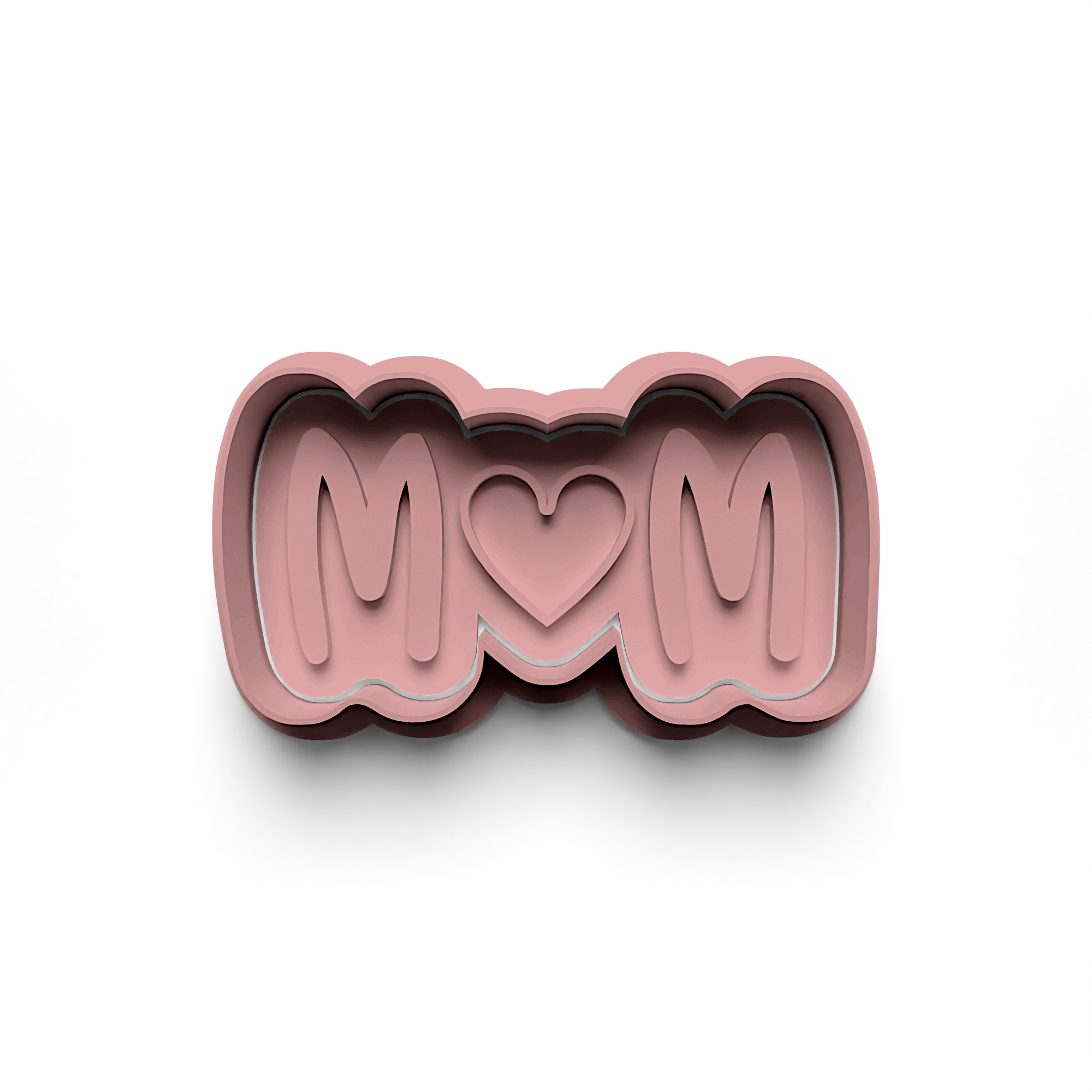 Mother's Day Cookie Cutter Stamp and Cutter Set (0793_4)