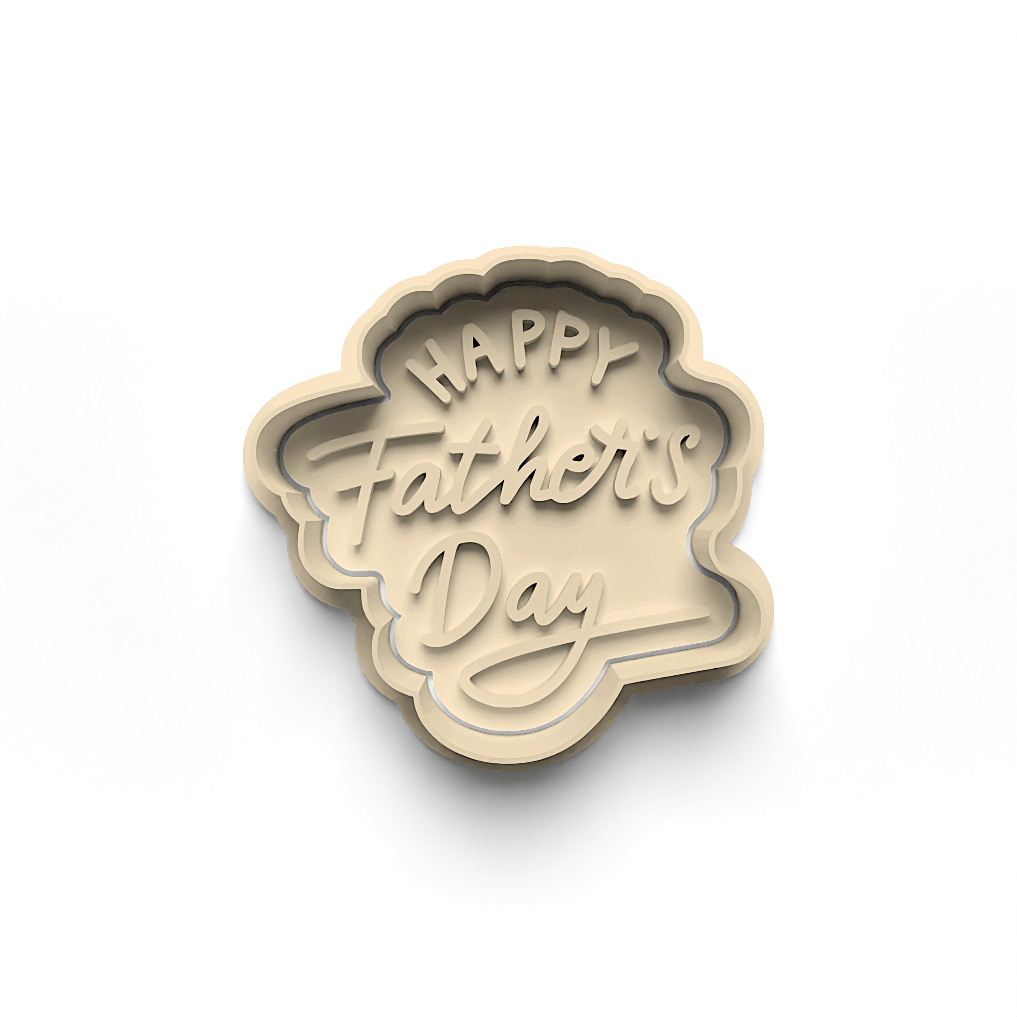 Father's Day Cookie Cutter Stamp and Cutter Set (0795_1)