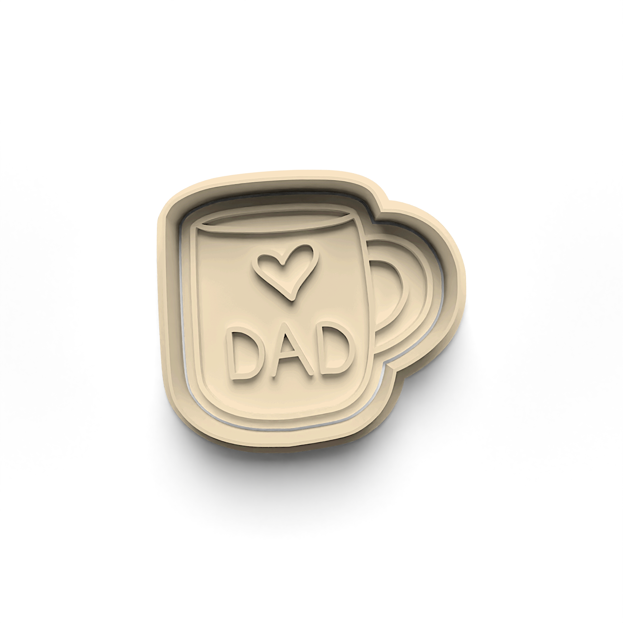 Father's Day Cookie Cutter Stamp and Cutter Set (0795_3)