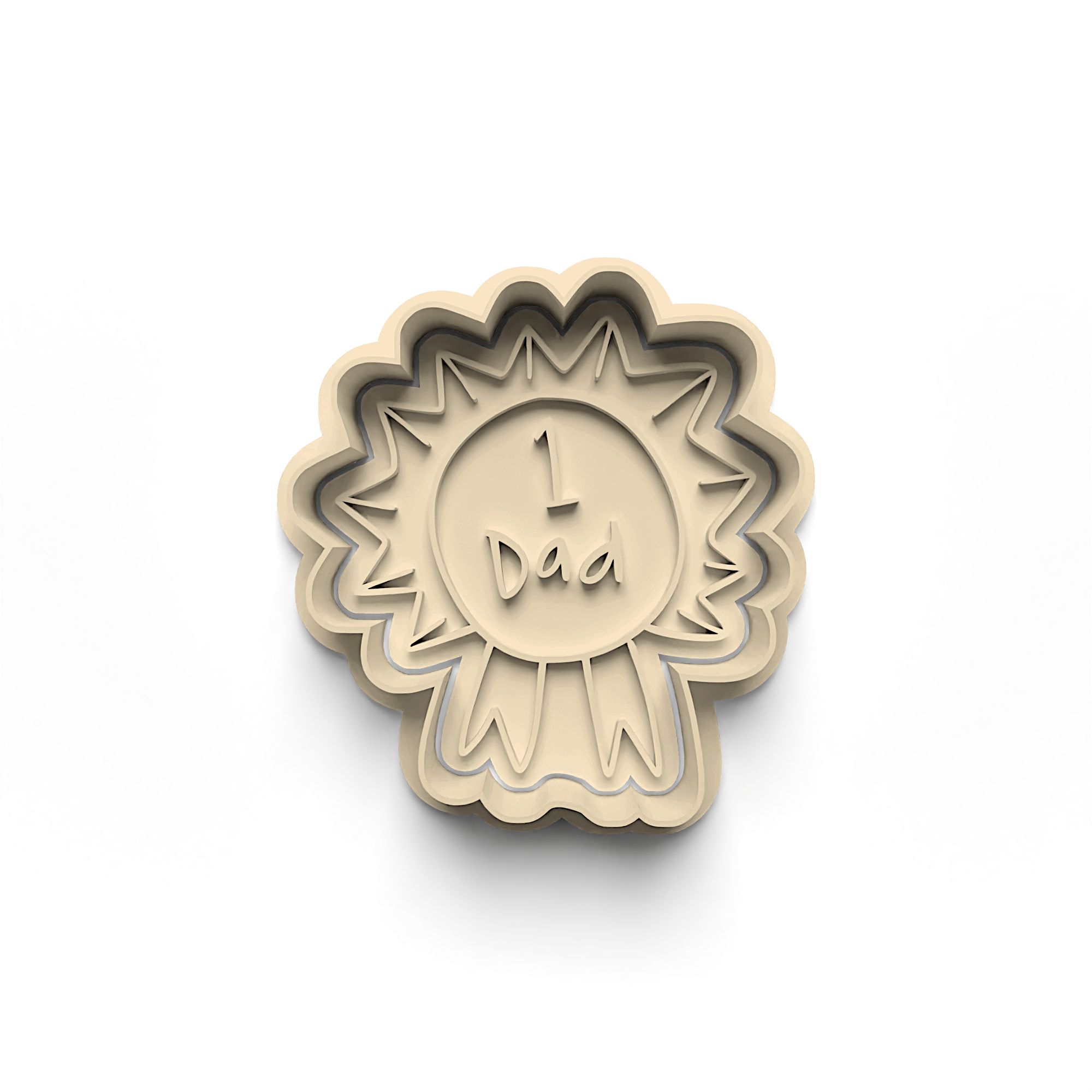 Father's Day Cookie Cutter Stamp and Cutter Set (0795_4)