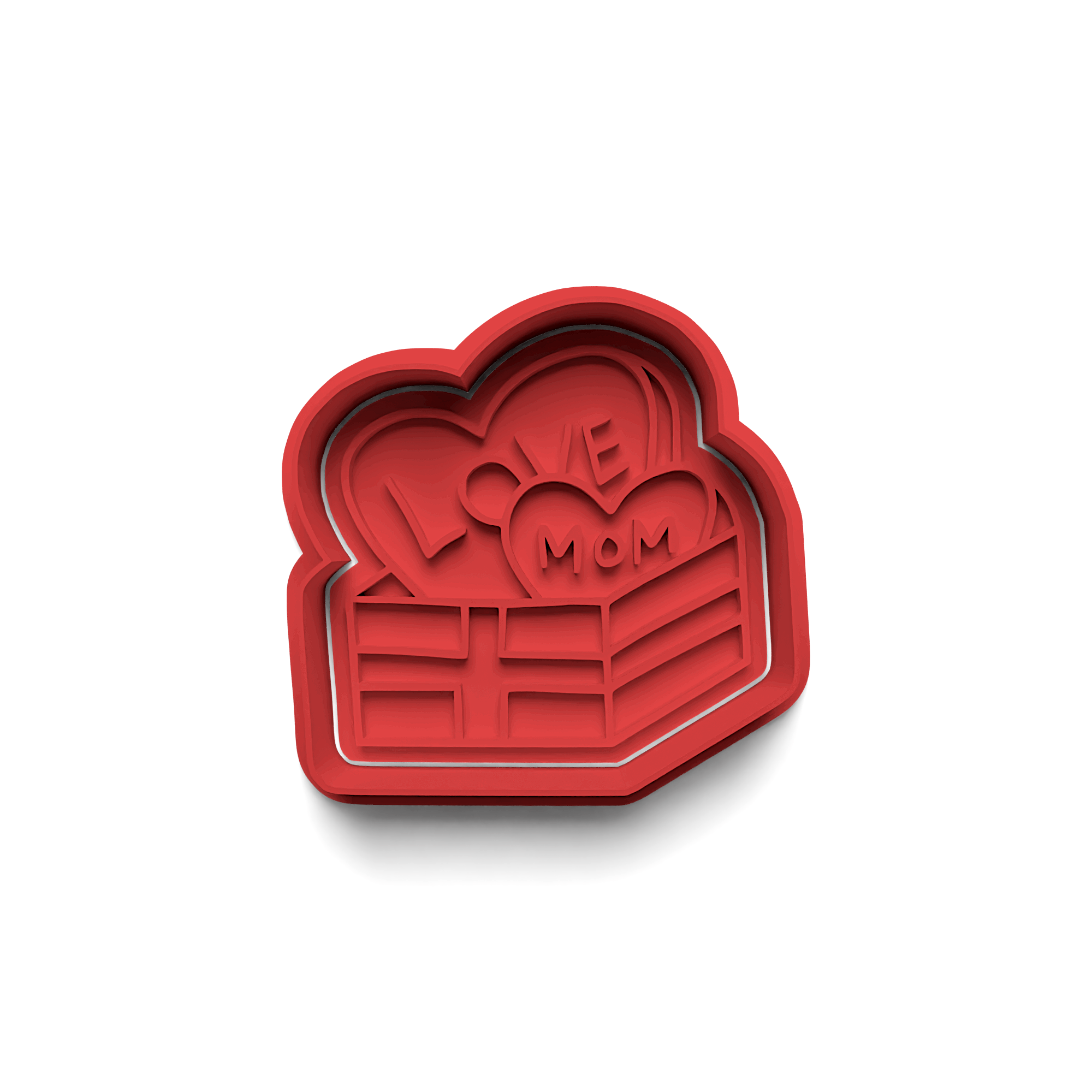 Mom Cookie Cutter Stamp and Cutter Set (0803_3)