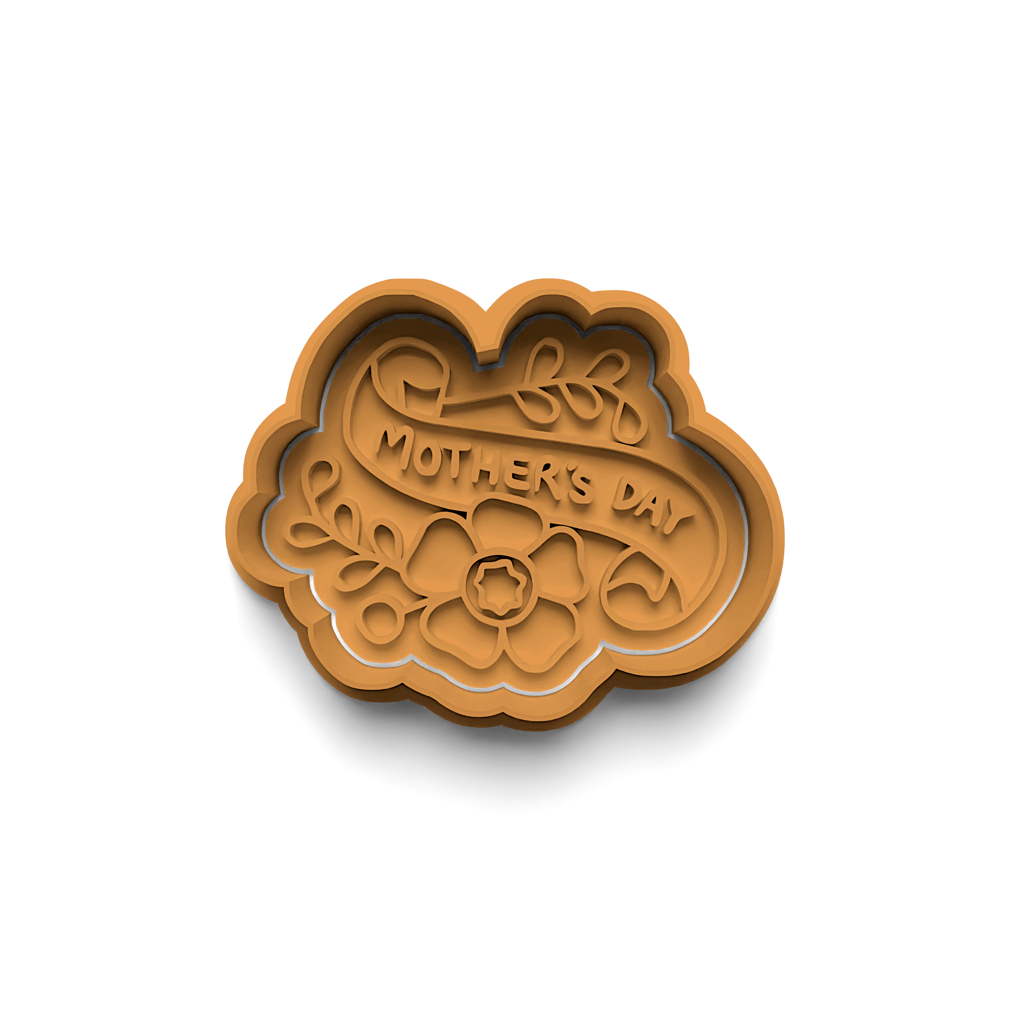 Mother's Day Cookie Cutter Stamp and Cutter Set (0804_3)