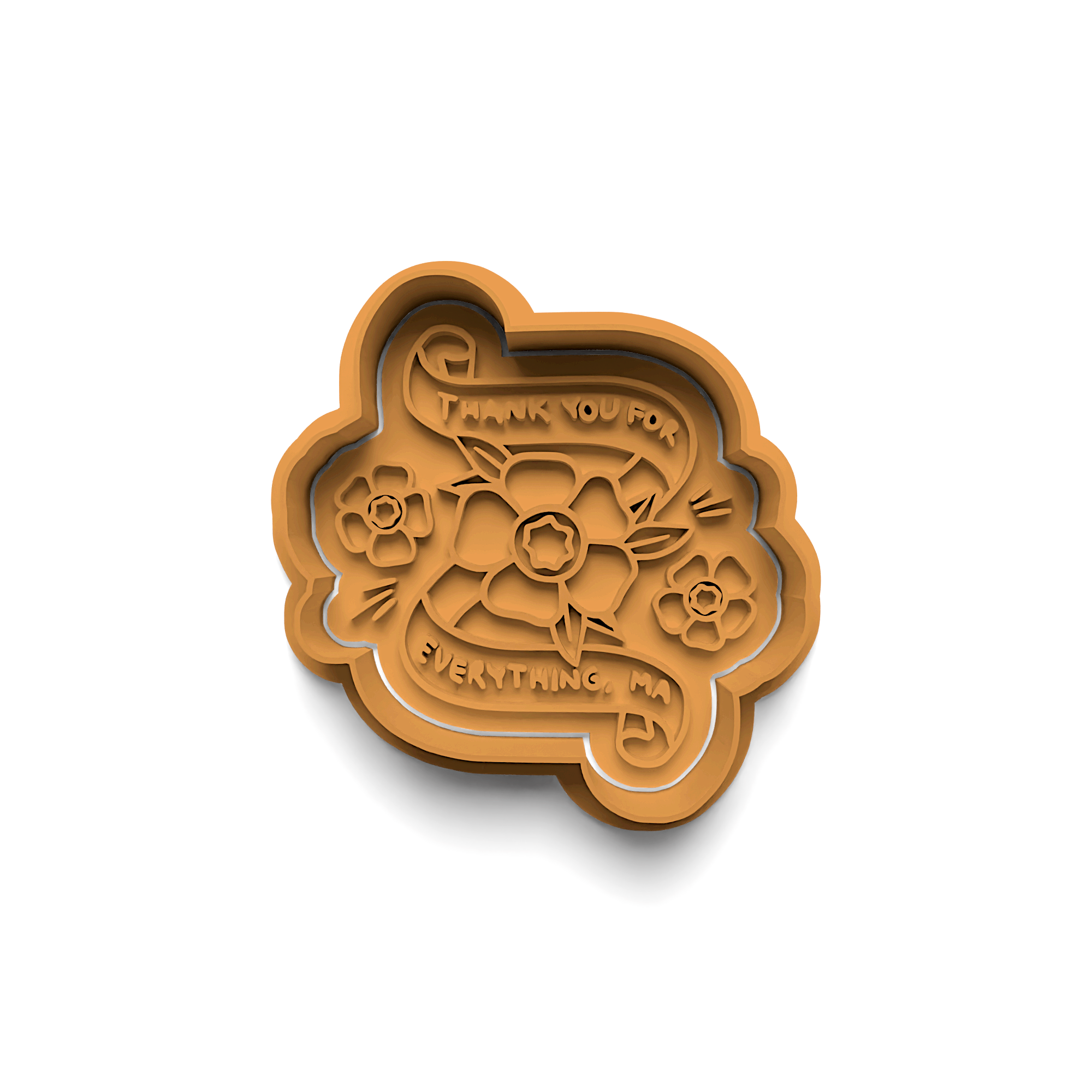 Mother's Day Cookie Cutter Stamp and Cutter Set (0804_5)