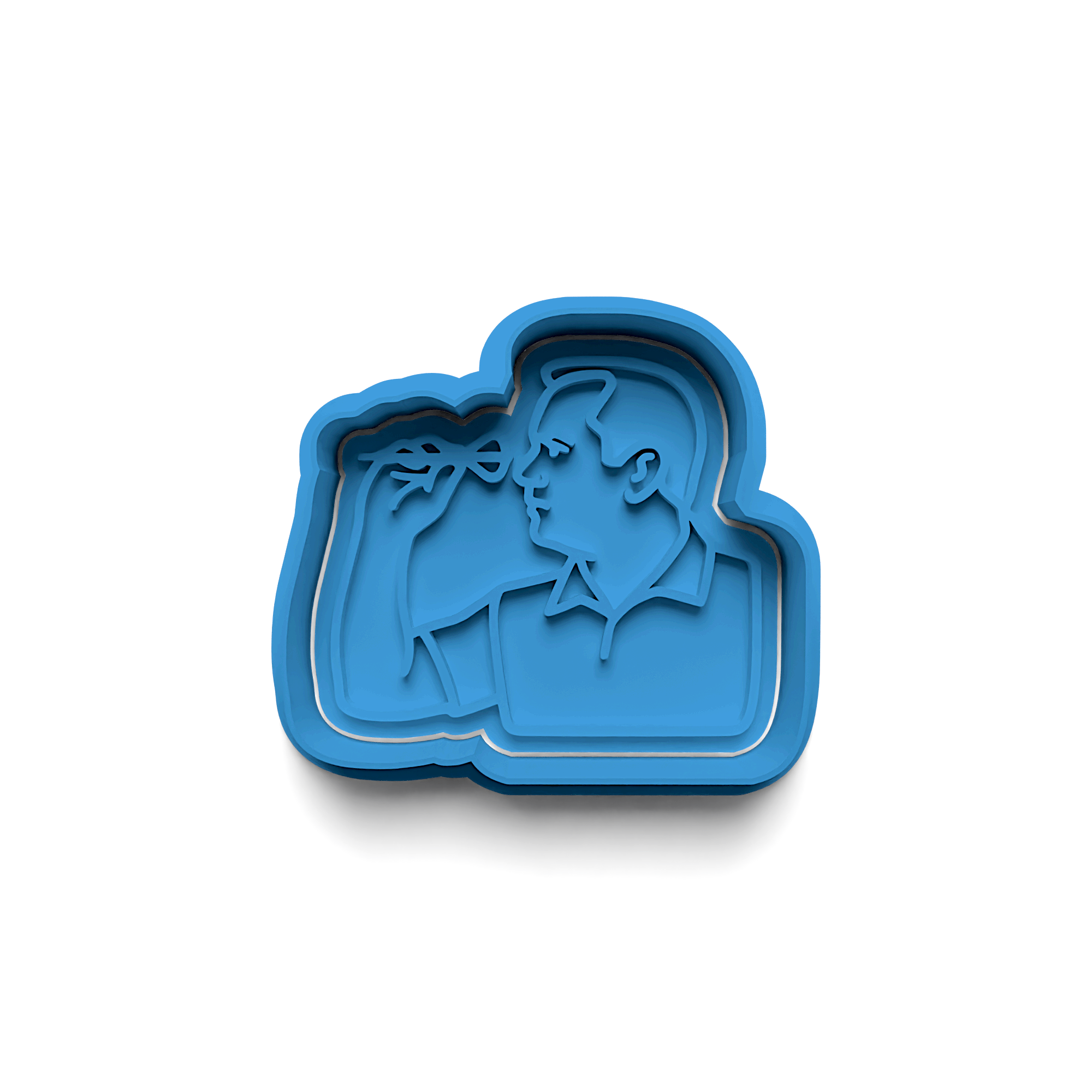Ballet Dress Cookie Cutter Stamp and Cutter Set (0821_2)