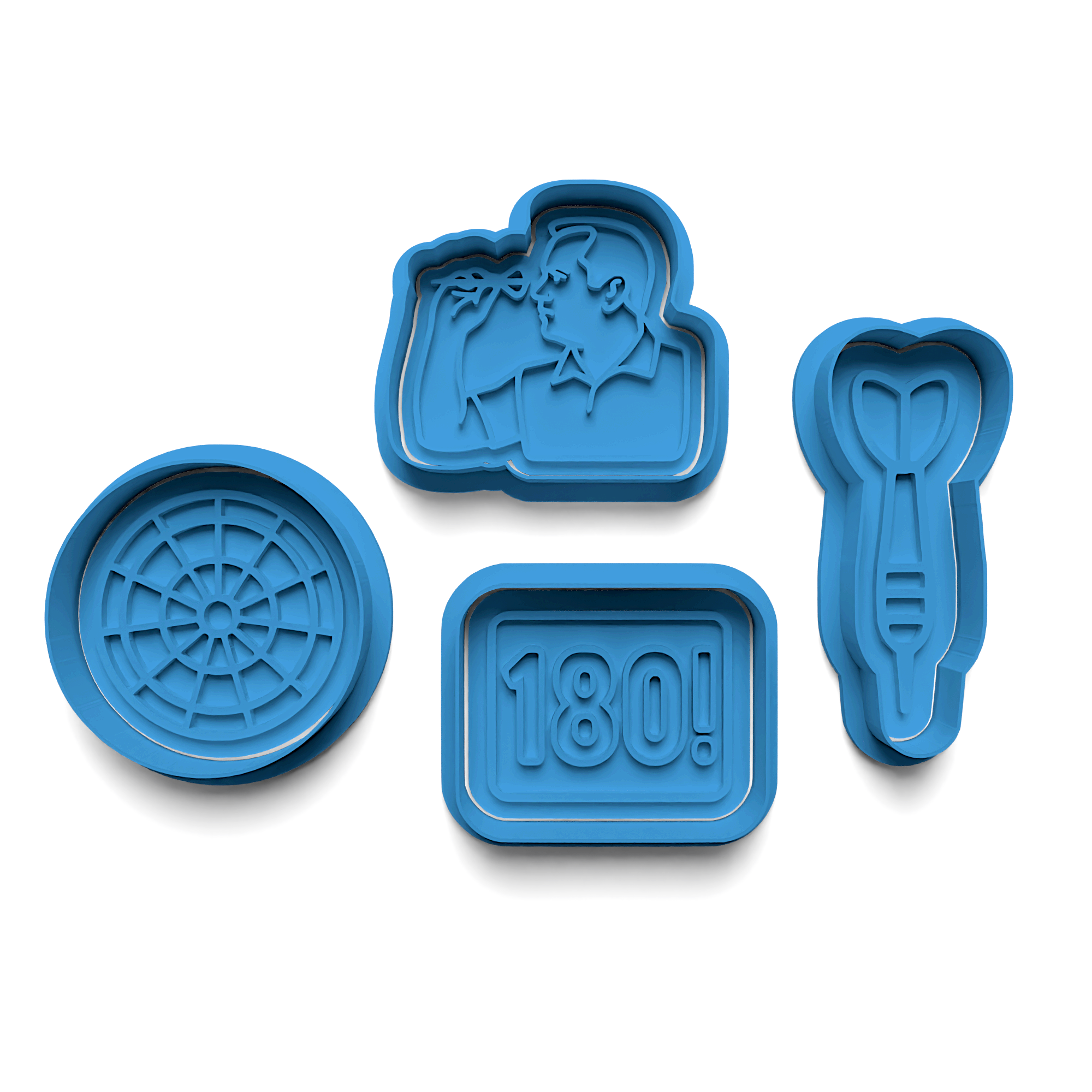 Ballerina Cookie Cutter Stamp and Cutter Set (0821)