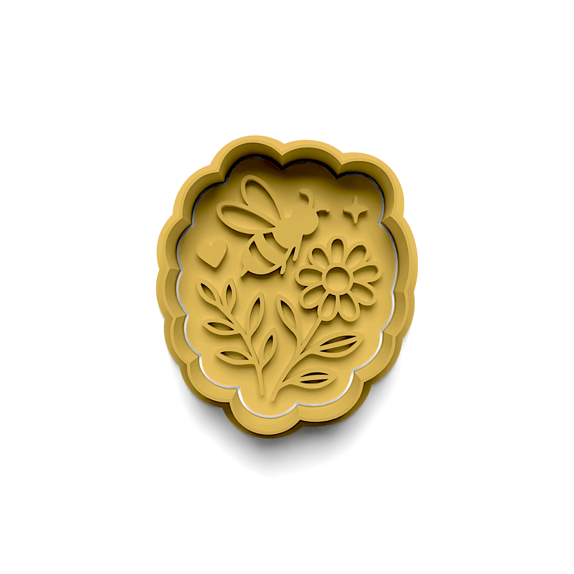 Starfish Cookie Cutter Stamp and Cutter Set (0246_4)