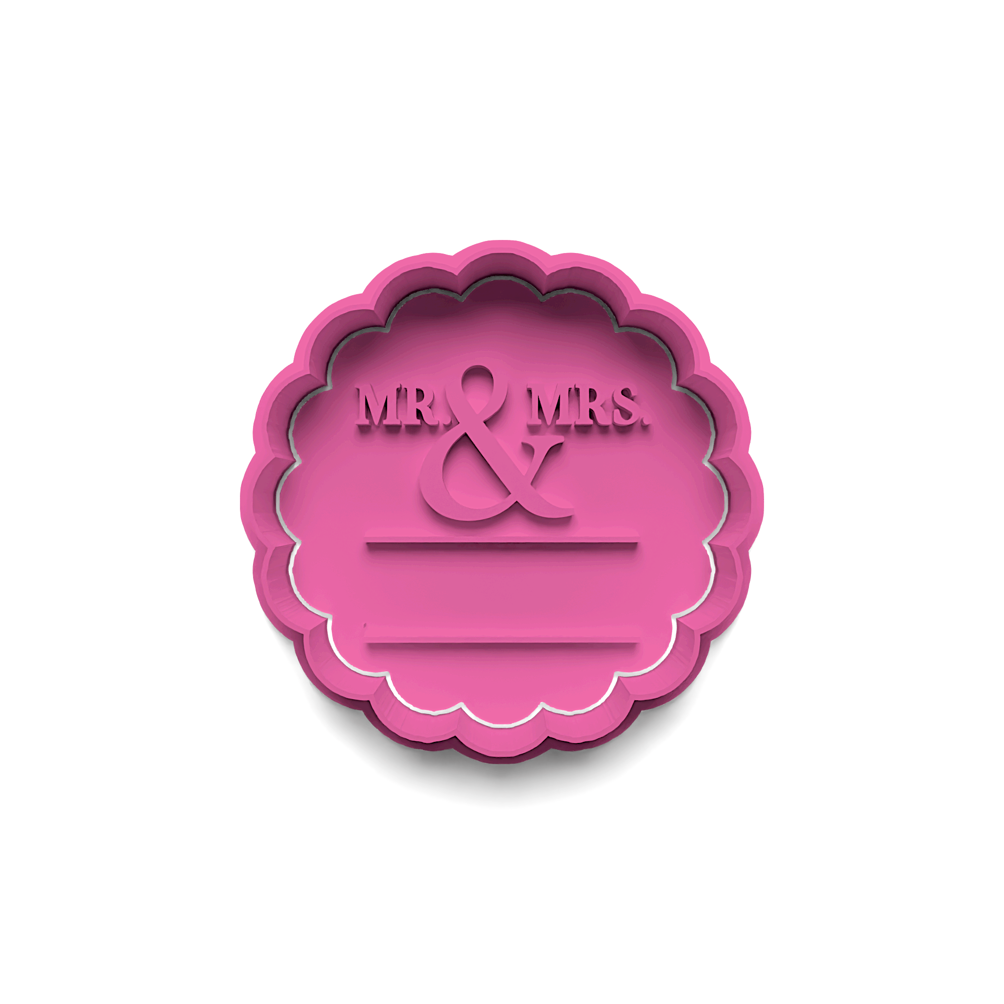 Engagement #9 Cookie Cutter Stamp and Cutter Set