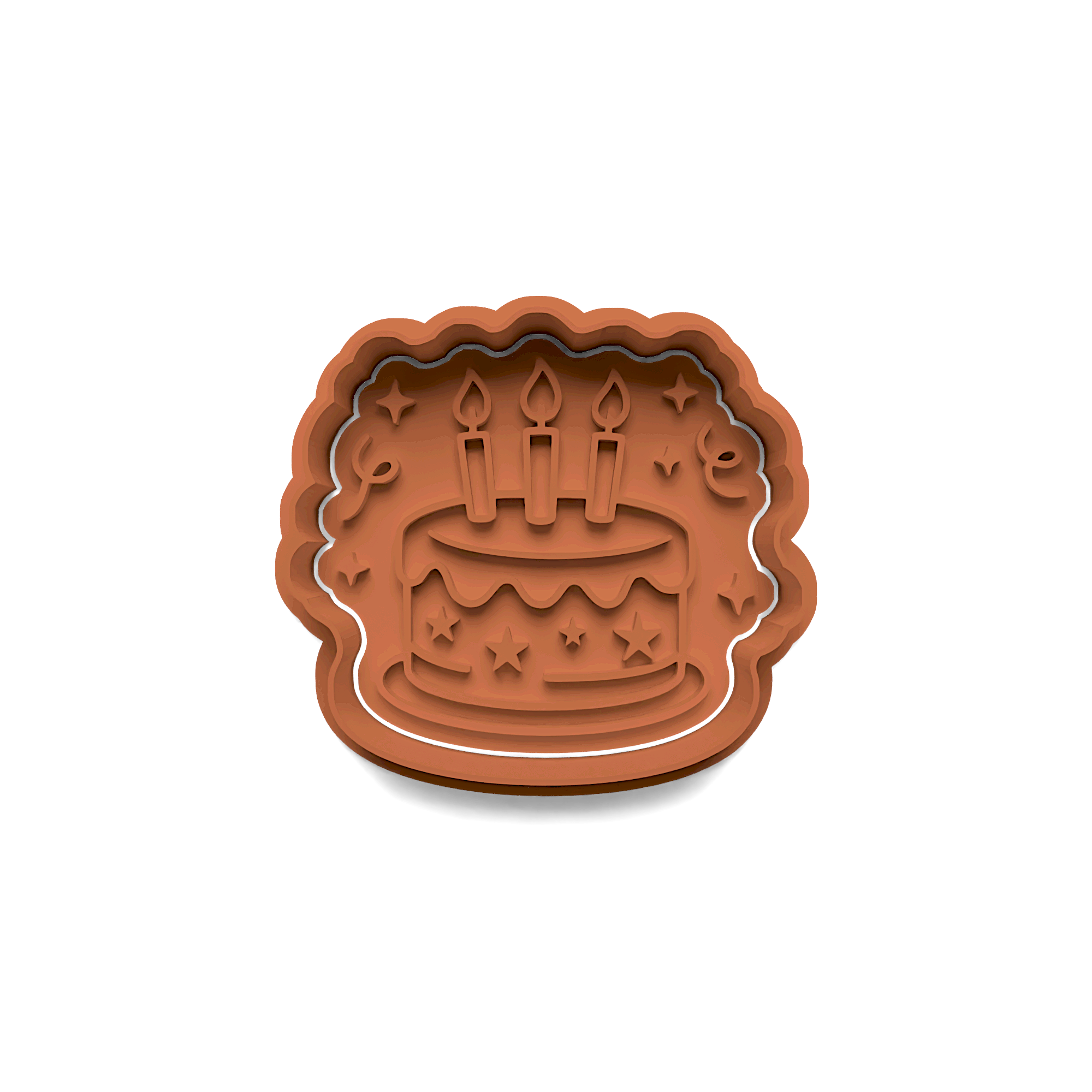 Birthday Cookie Cutter Stamp and Cutter Set (0825_1)