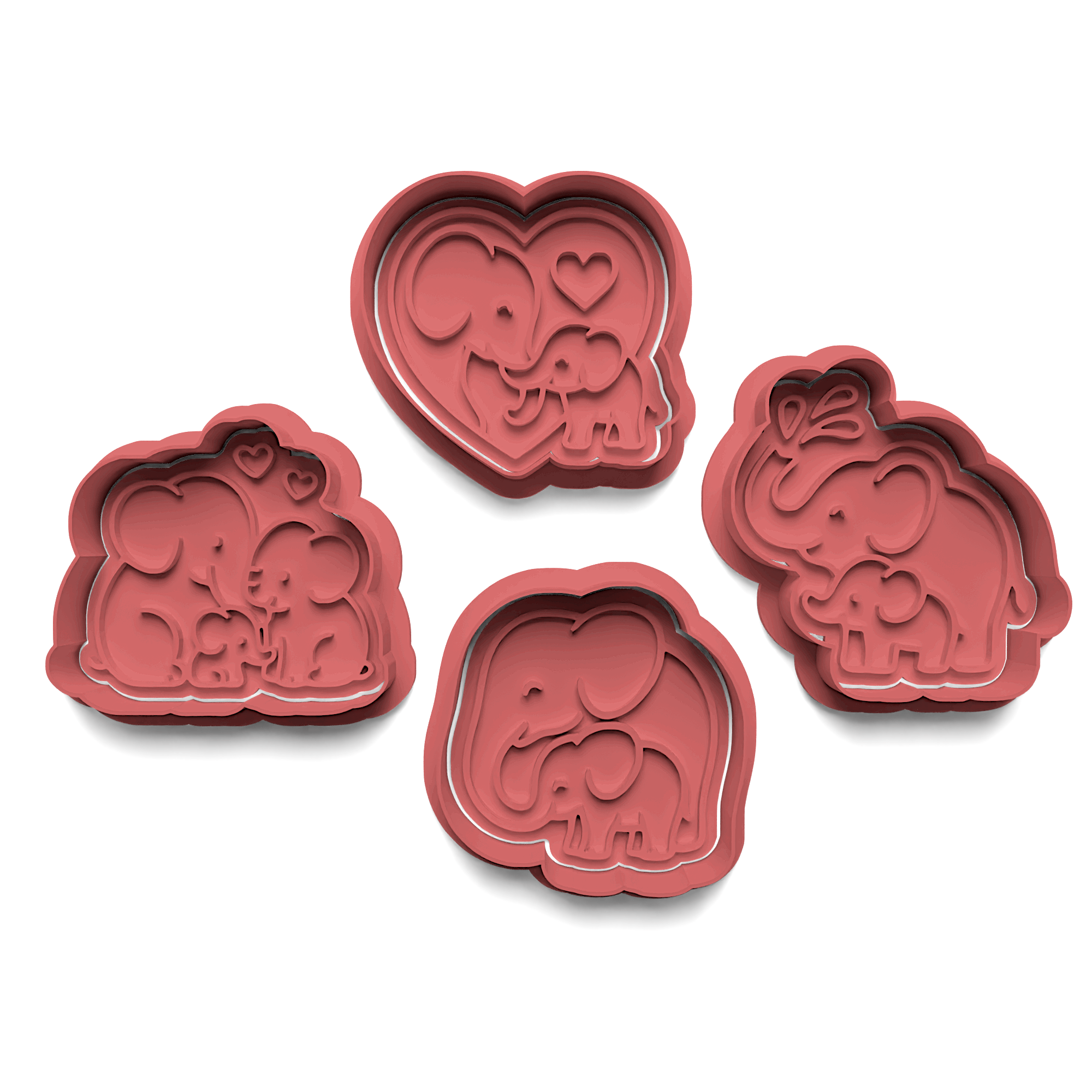 Sea Animals Cookie Cutter Stamp and Cutter Set (0243)