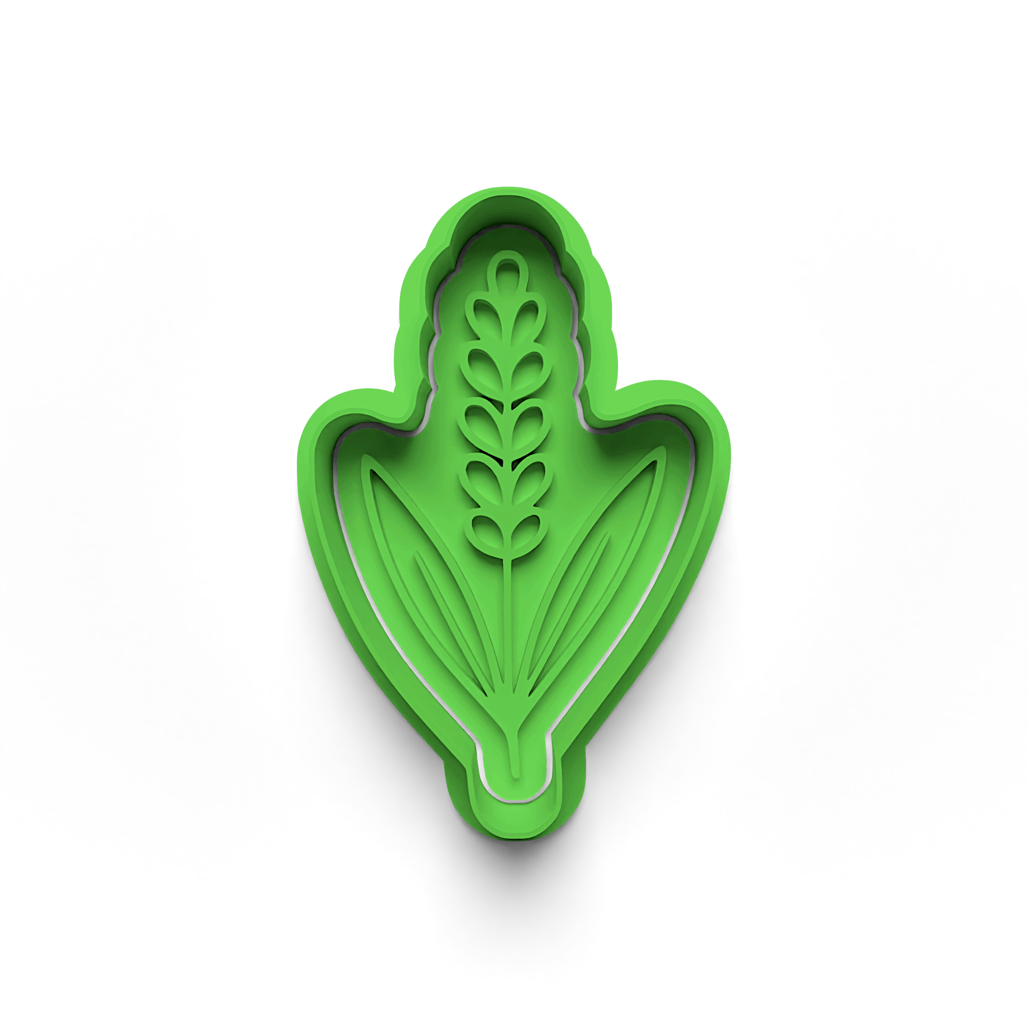 Monster Flower Cookie Cutter Stamp and Cutter Set (0832_4)