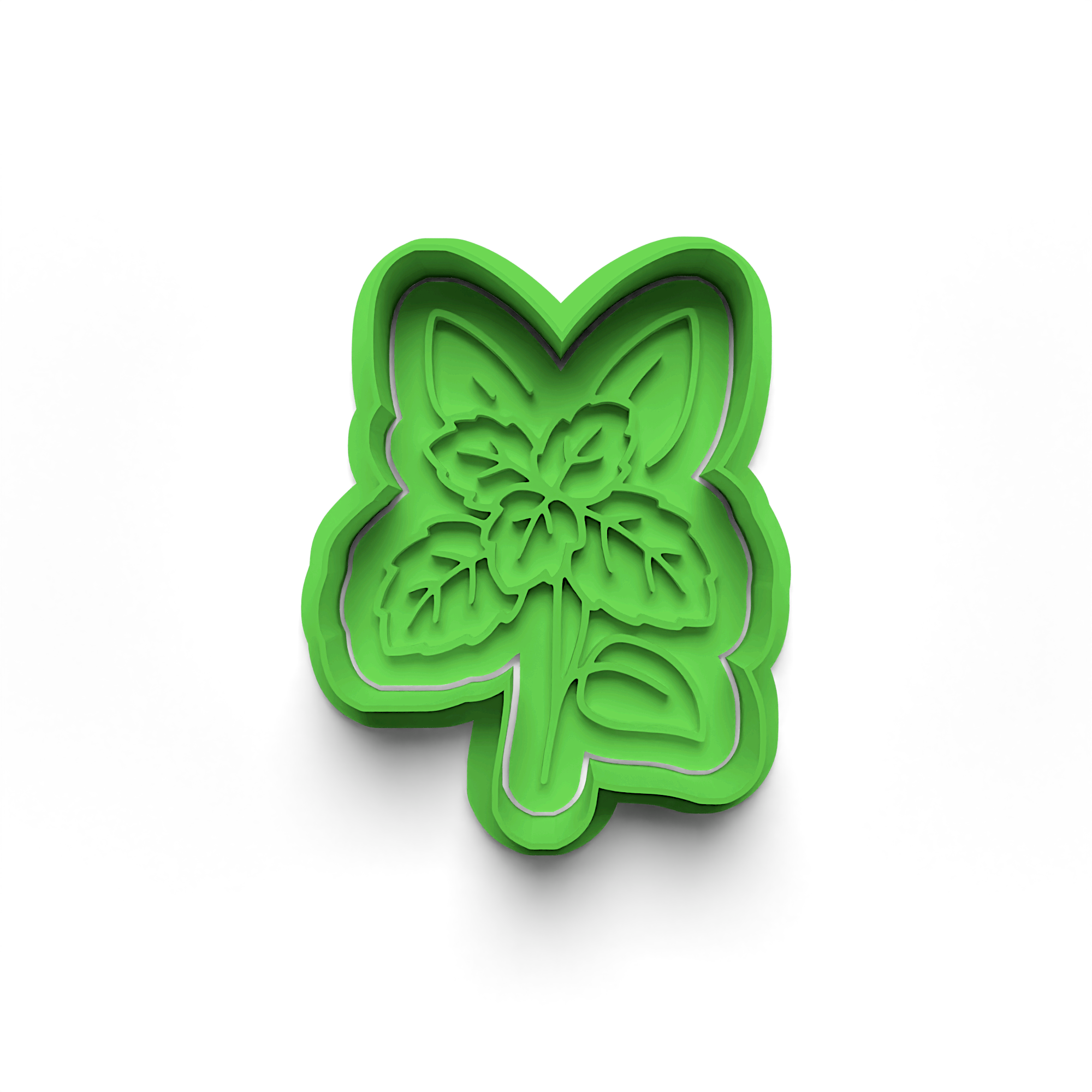 Monster Flower Cookie Cutter Stamp and Cutter Set (0832_4)