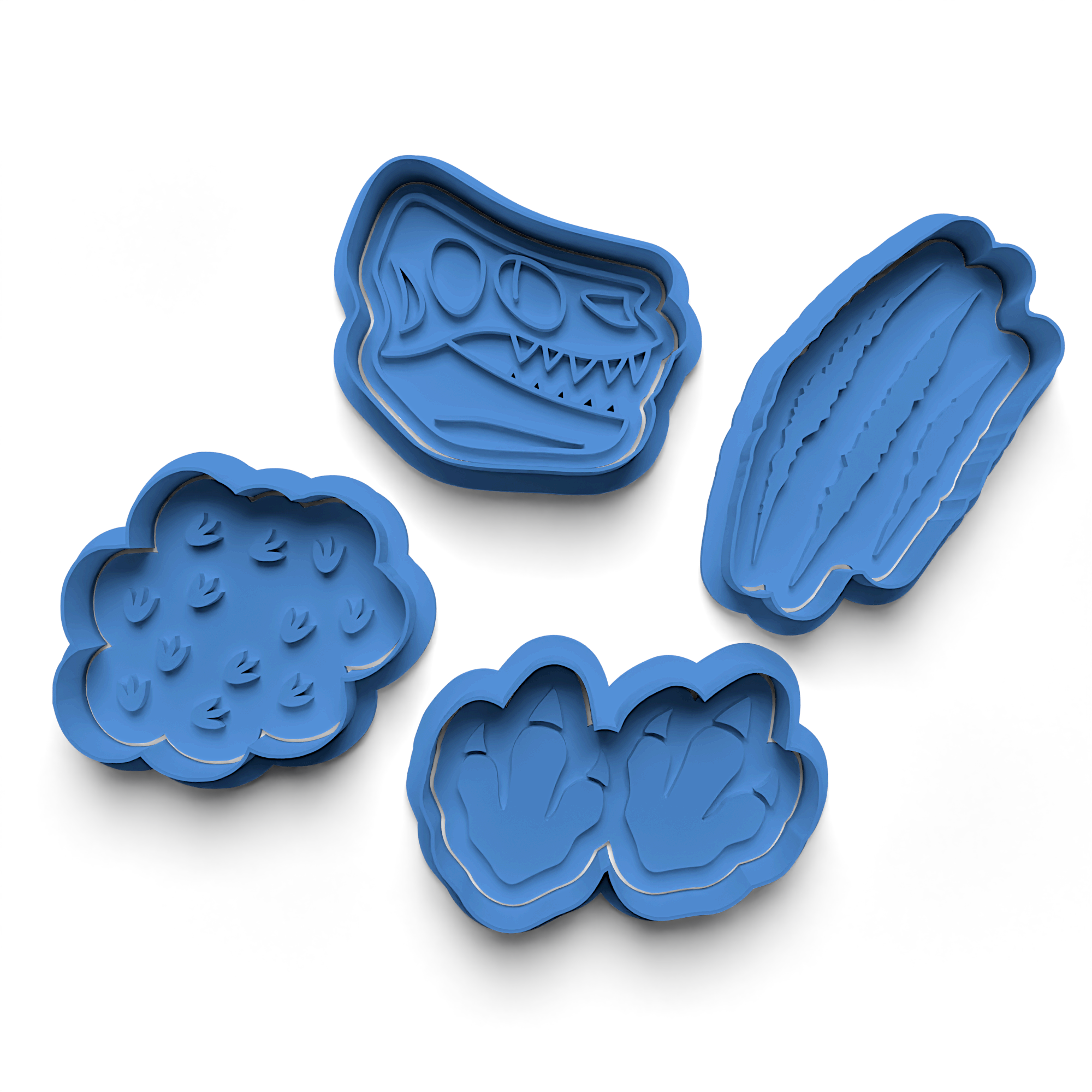 Sea Animals Cookie Cutter Stamp and Cutter Set (0243)