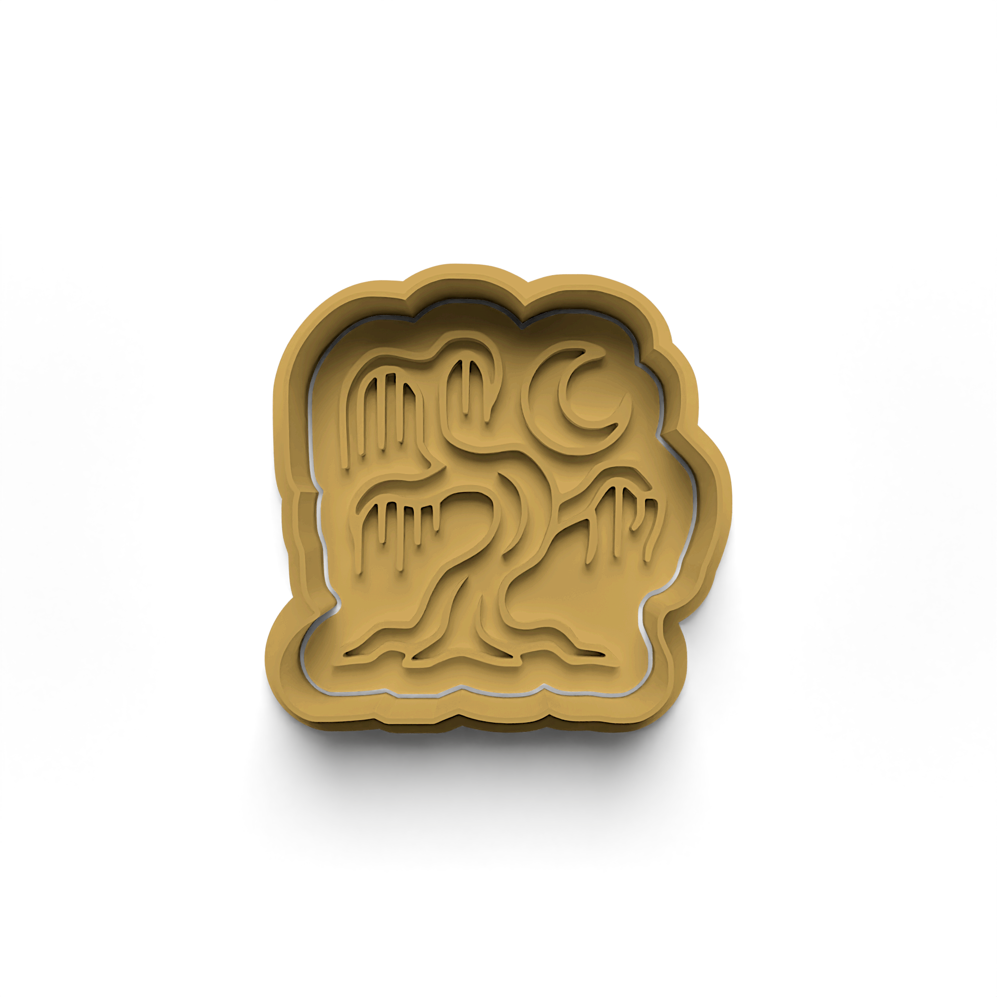 Coffin Cookie Cutter Stamp and Cutter Set (0417_7)