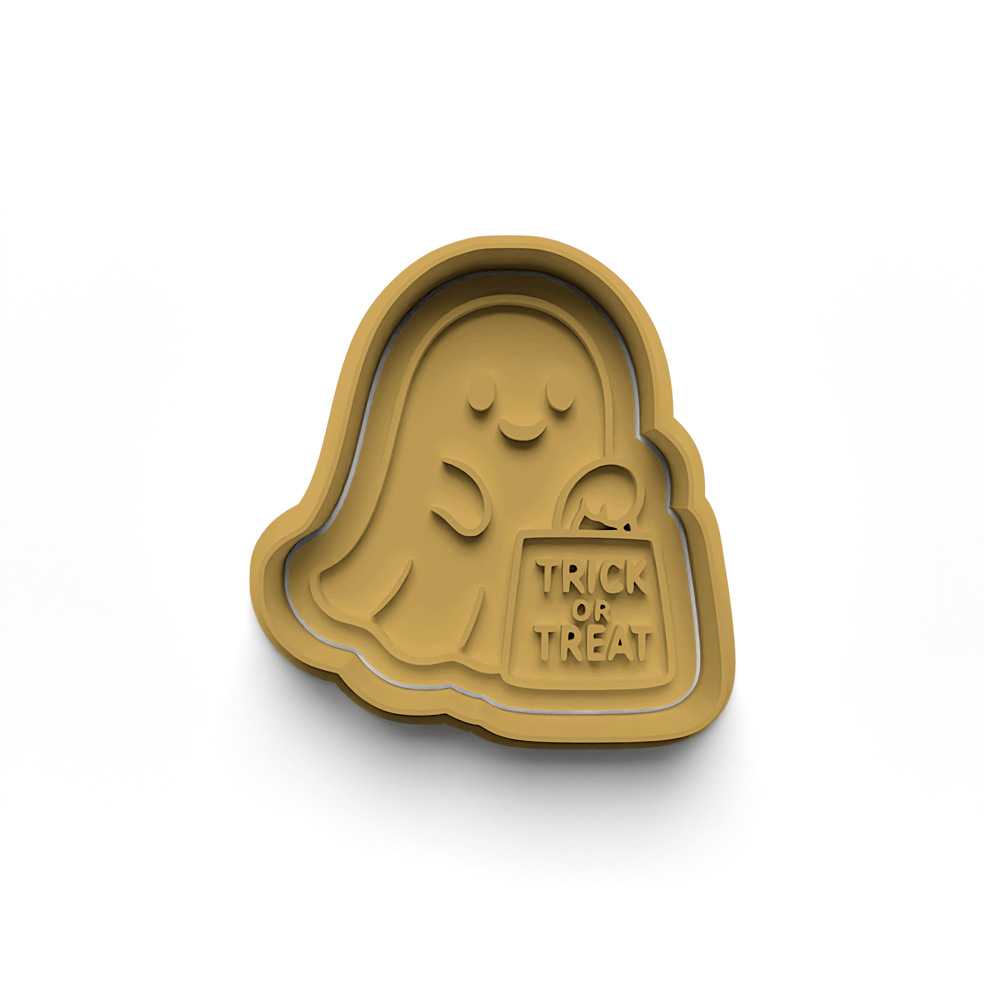 Coffin Cookie Cutter Stamp and Cutter Set (0417_7)