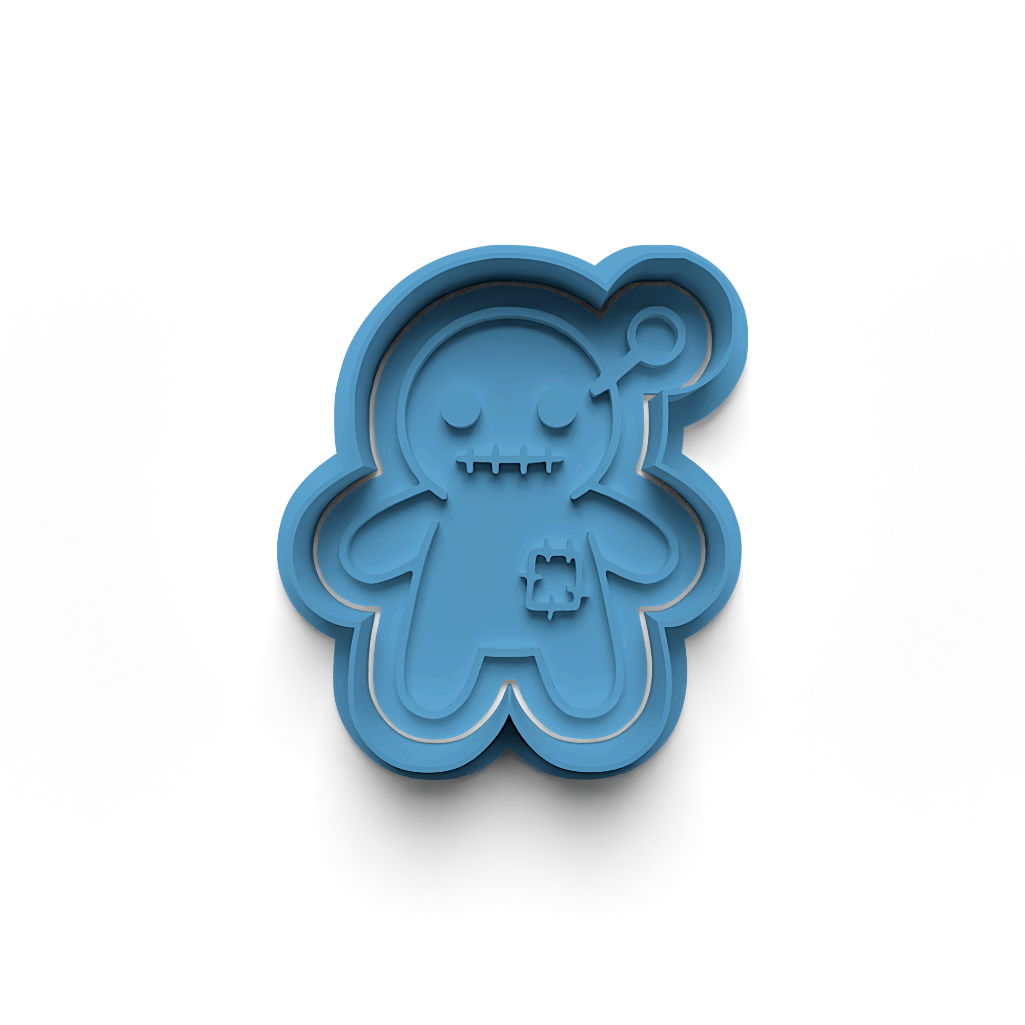 Coffin Cookie Cutter Stamp and Cutter Set (0417_7)