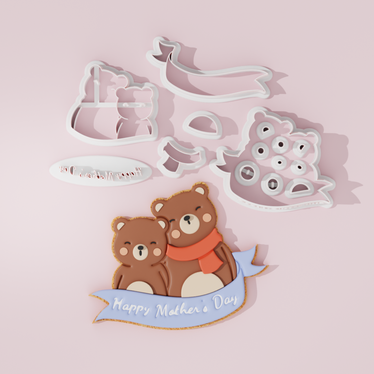 Mother's Day #4 Piece Cutter Set