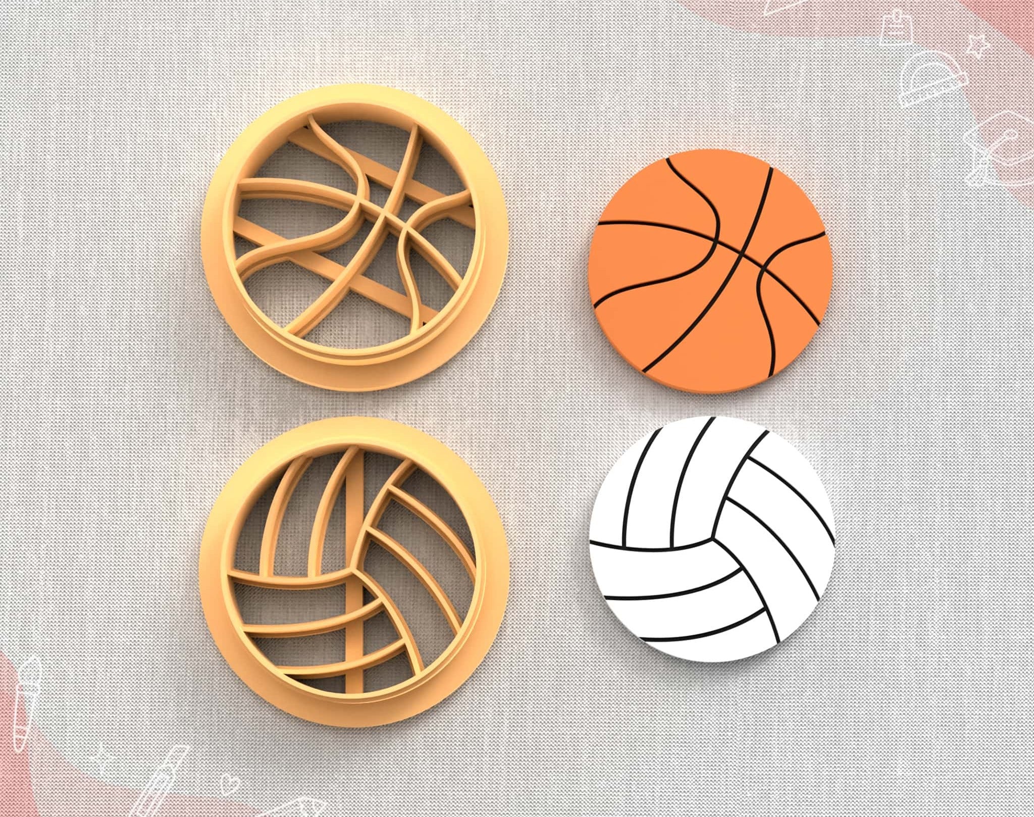 Basketbol ve Voleybol Polimer Kil Kesici