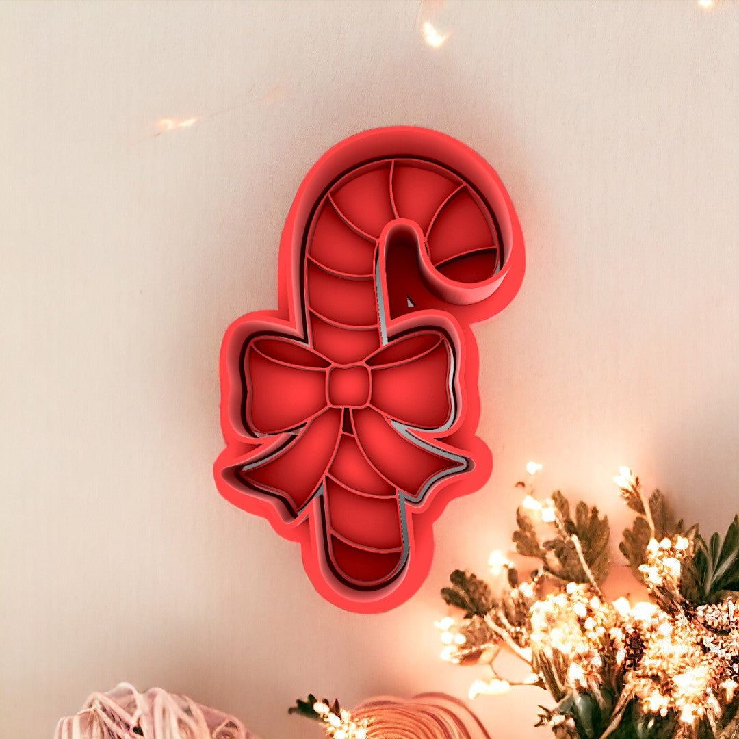 Ribbon Sugar Cookie Stamp and Cutter