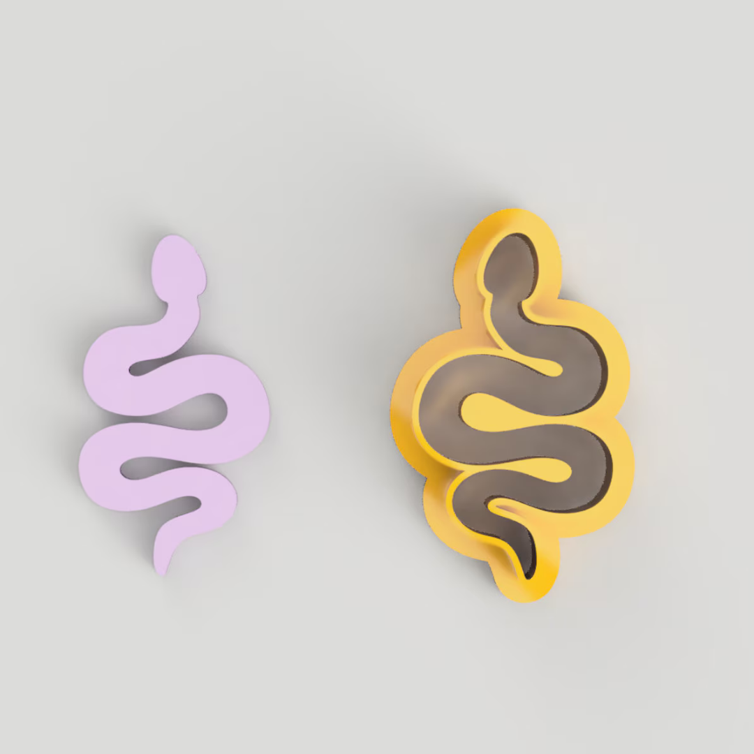 Snake Polymer Earring Clay Cutter