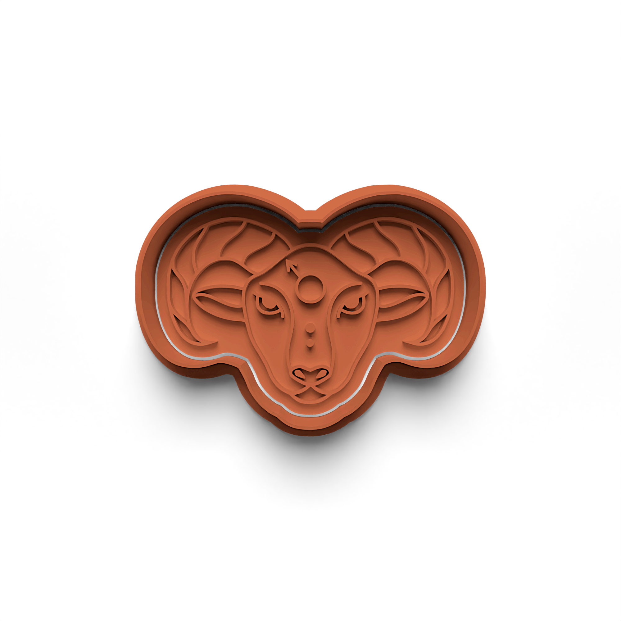 Aries Cookie Cutter Stamp and Cutter Set (0330_3)