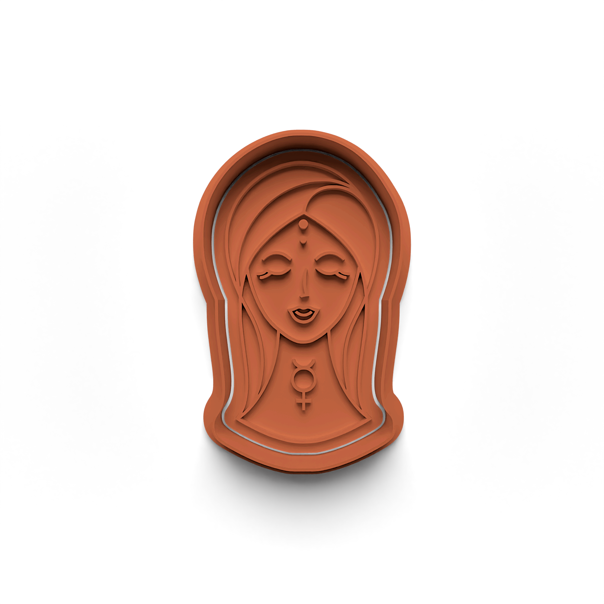 Virgo Cookie Cutter Stamp and Cutter Set (0330_6)