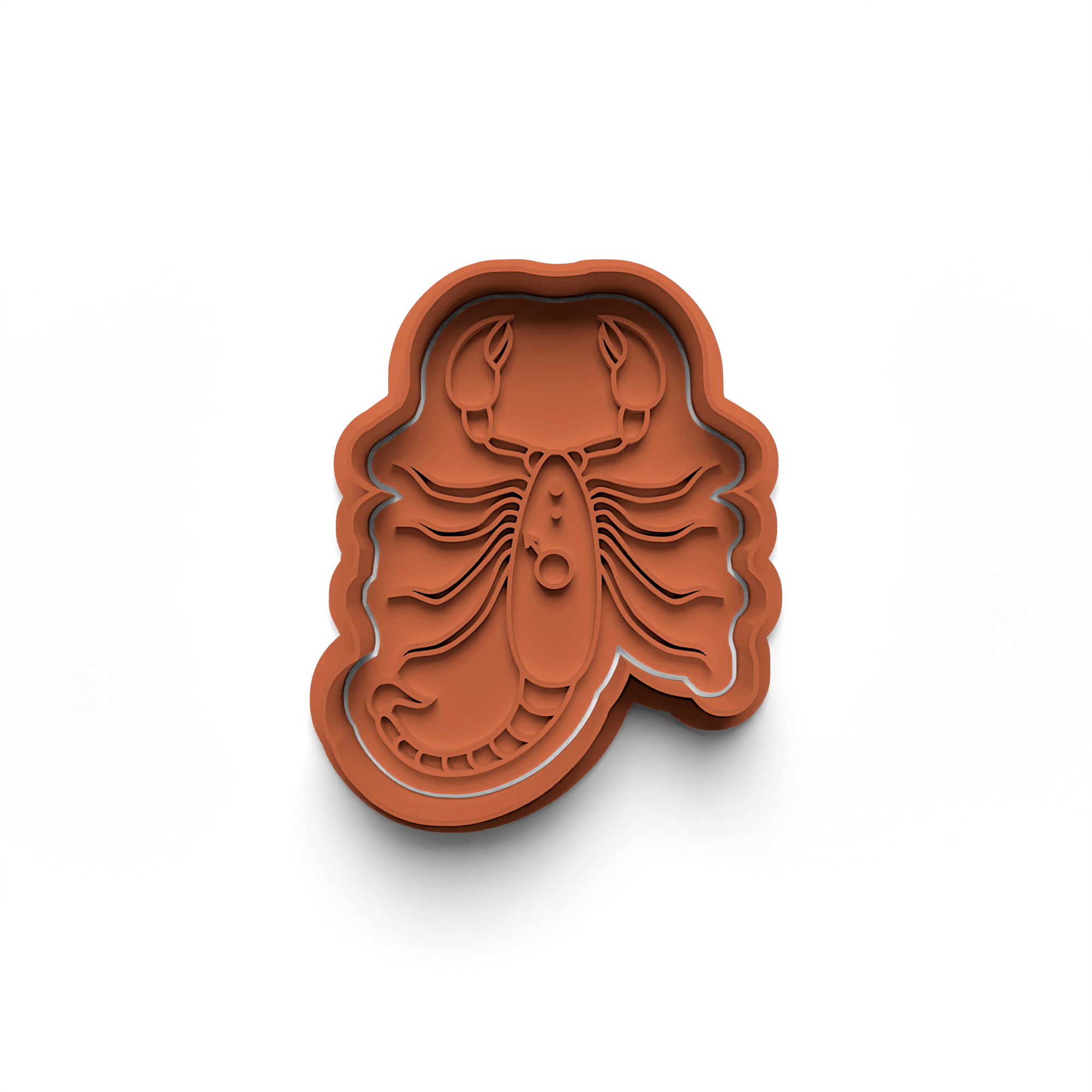 Scorpio Cookie Cutter Stamp and Cutter Set (0330_9)