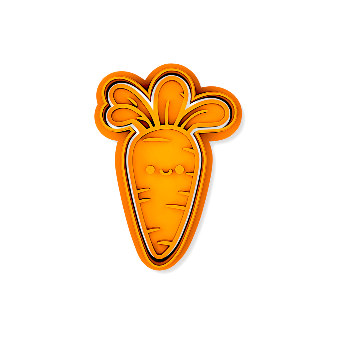 Carrot Cookie Stamp and Cutter Set