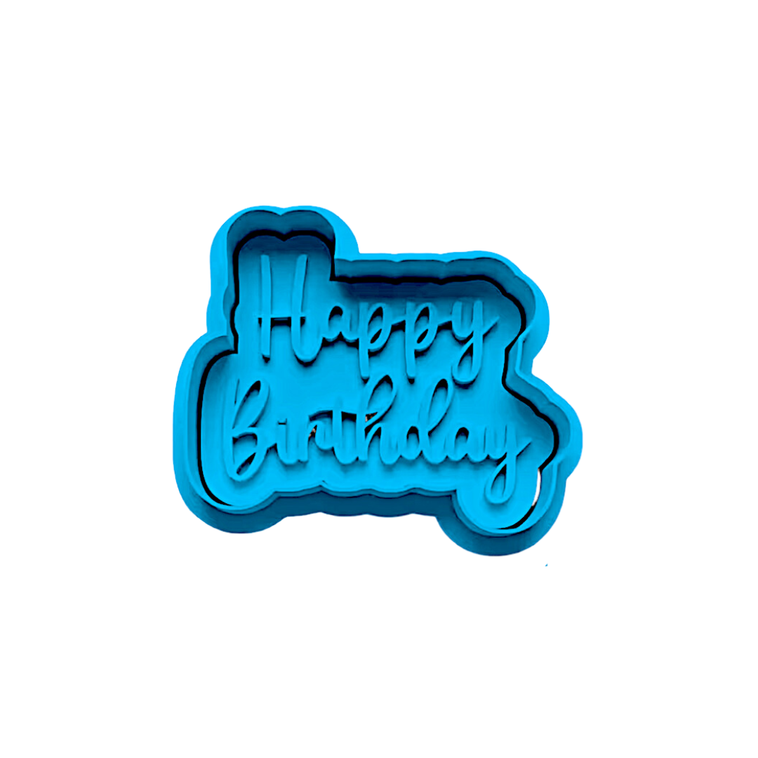 Birthday Cookie Cutter Stamp and Cutter Set (0421_1)