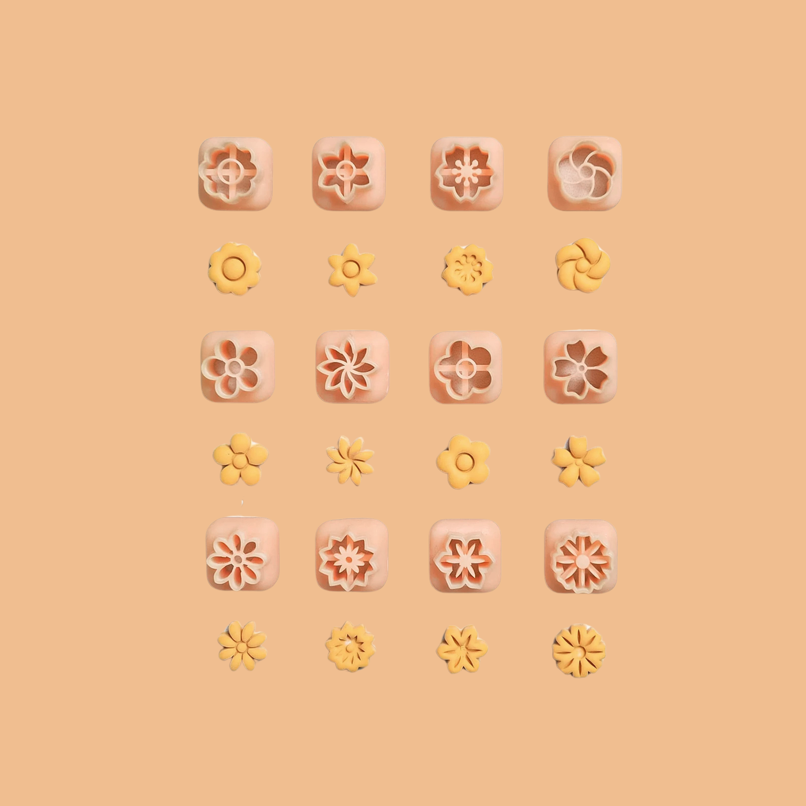 Succulent Polymer Clay Cutter Pack (1131) 7 Pieces