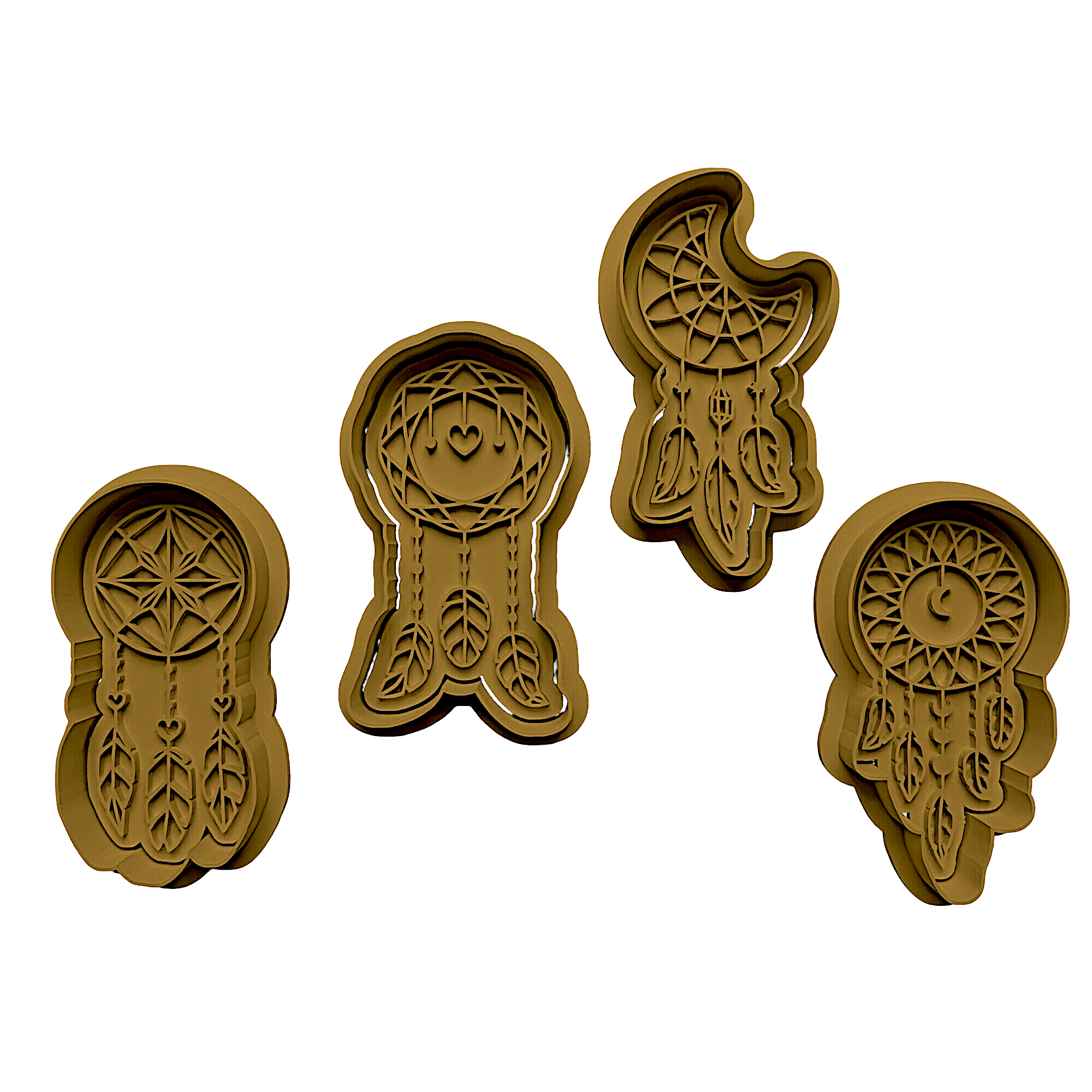 Dream Catcher Cookie Stamp and Cutter Set (0383)