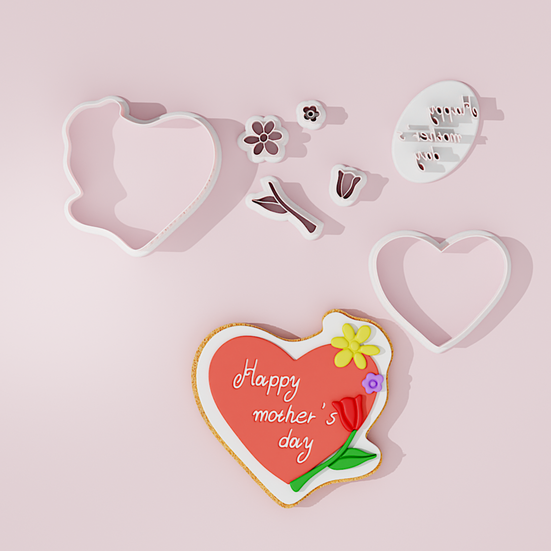 Mother's Day #9 Piece Cutter Set