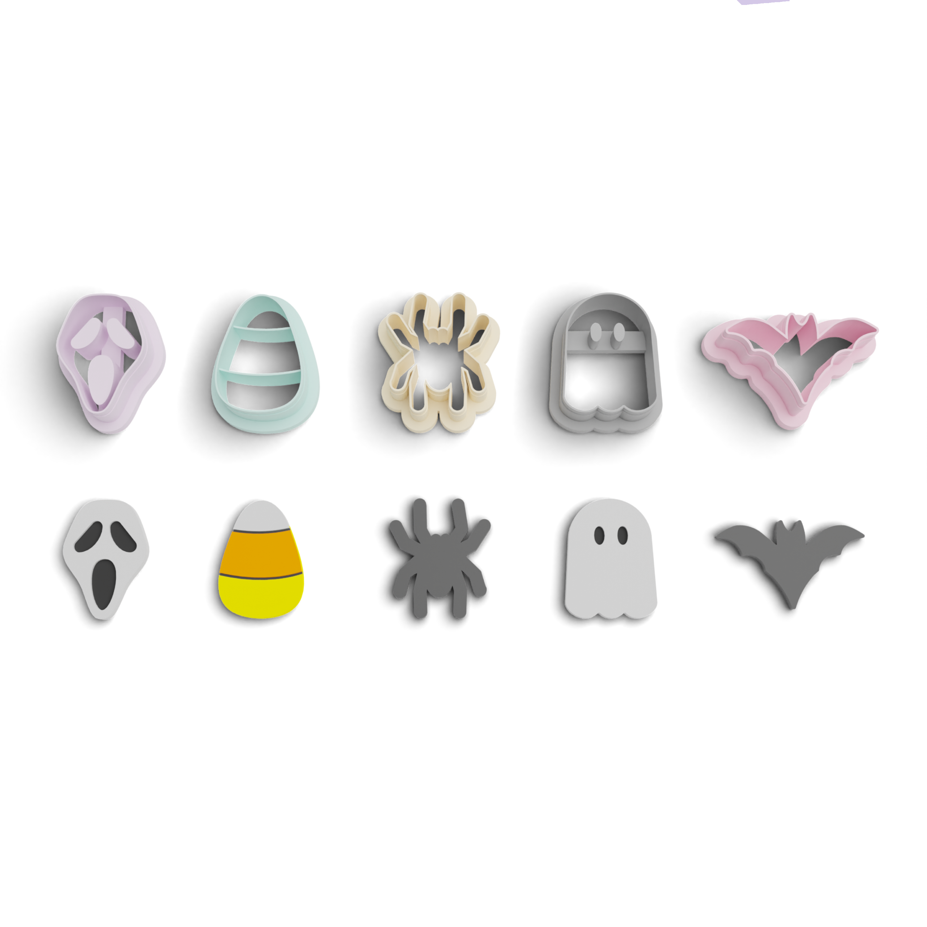 Succulent Polymer Clay Cutter Pack (1131) 7 Pieces
