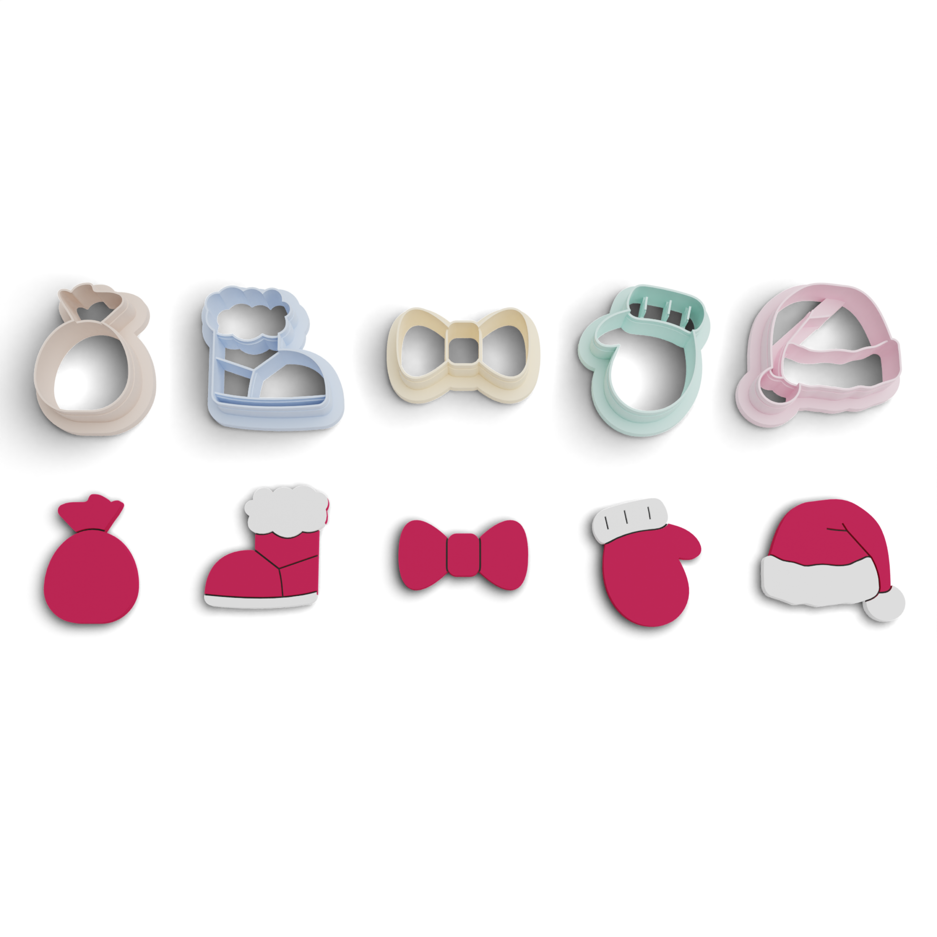 Succulent Polymer Clay Cutter Pack (1131) 7 Pieces