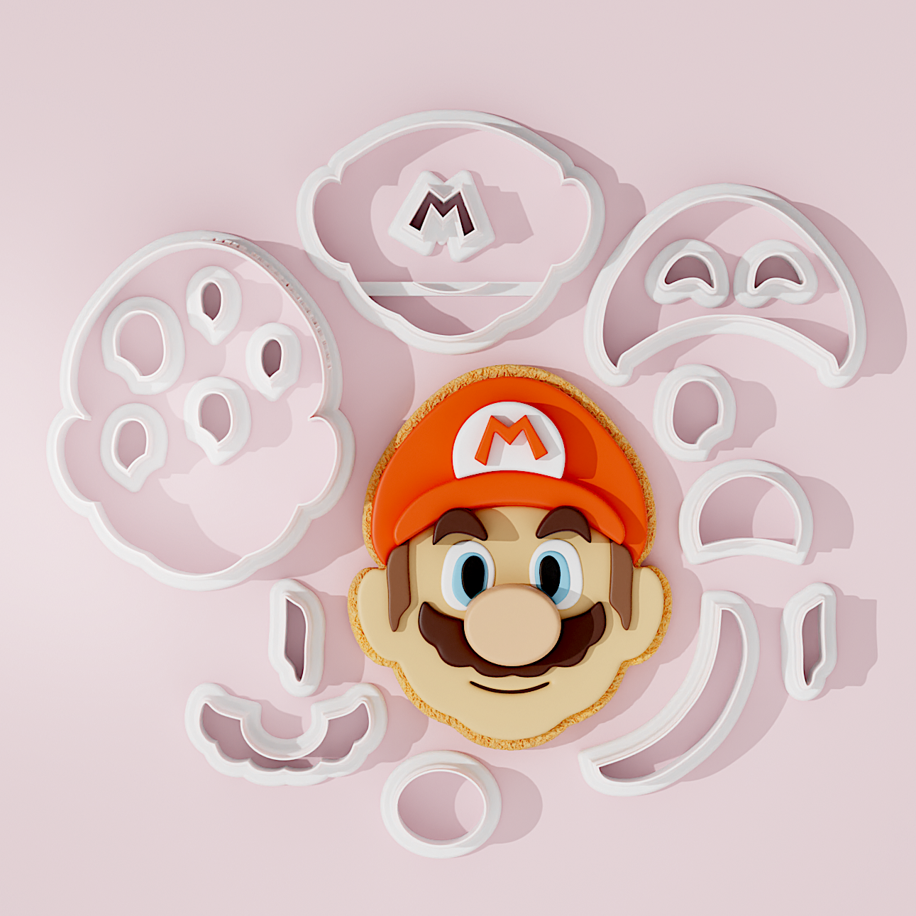 Super Mario-Teile-Ausstecher-Set