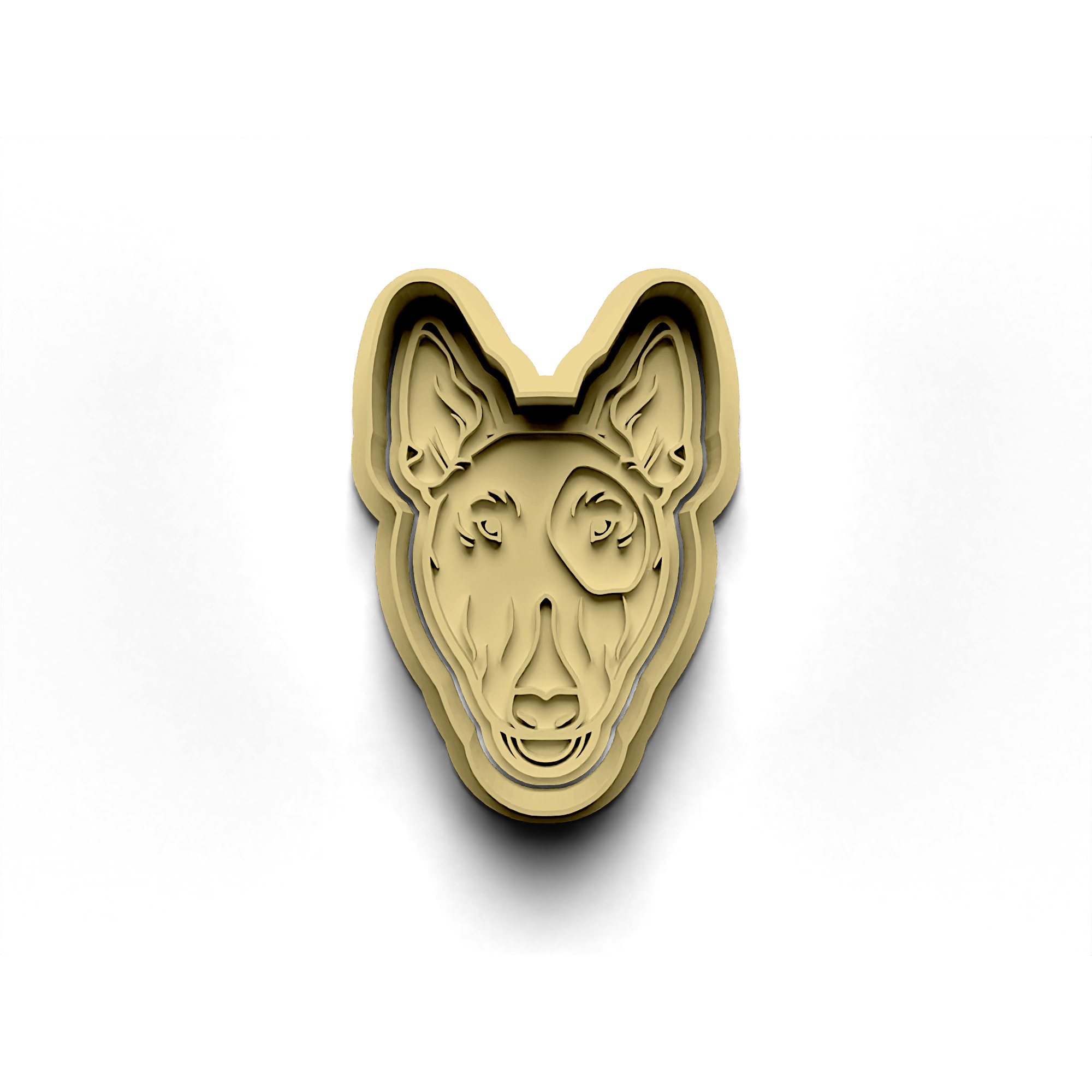 Bull Terrier Cookie Cutter Stamp and Cutter Set