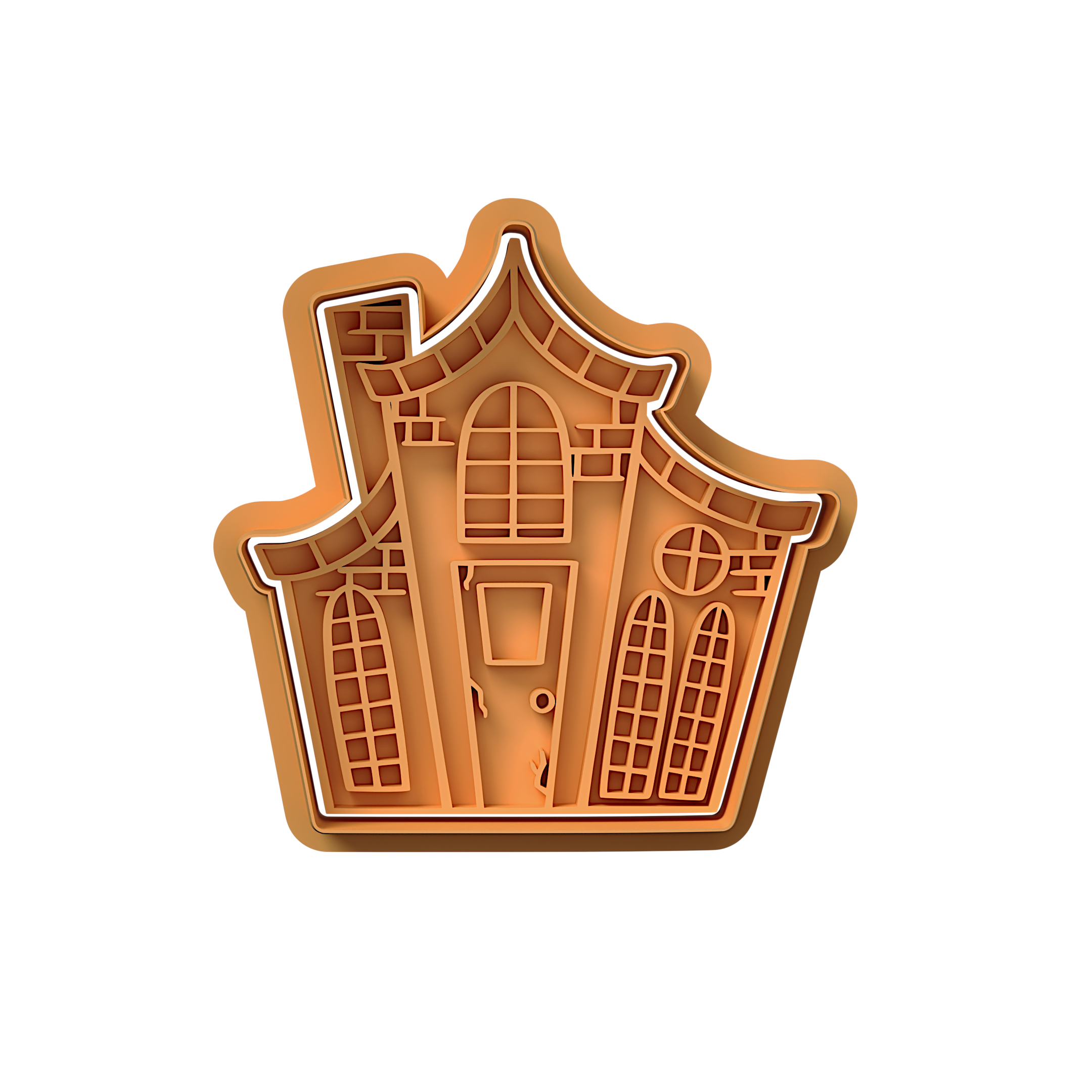 Witch House Cookie Cutter Stamp and Cutter Set