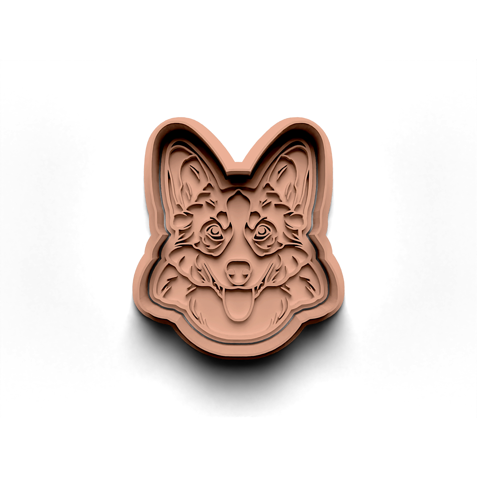 Corgi Cookie Cutter Stamp and Cutter Set